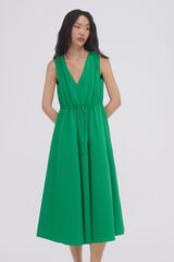 Pedro del Hierro Cotton dress Green