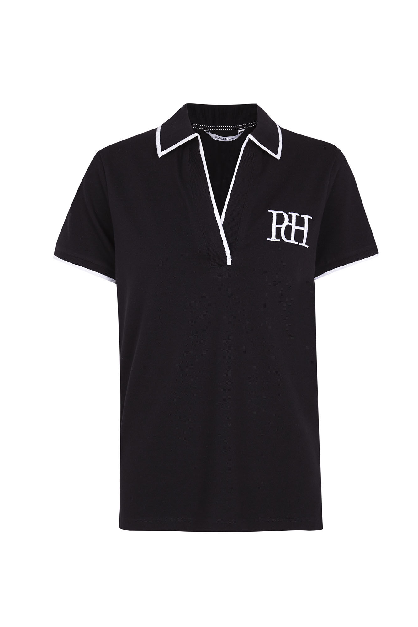 Pedro del Hierro Polo manga corta Negro