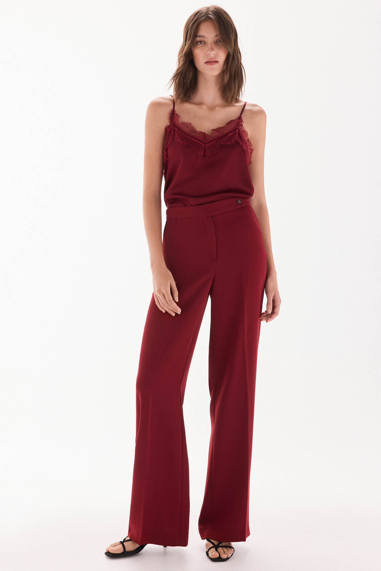 TFP by Tamara Falc&oacute; Vest top Burgundy