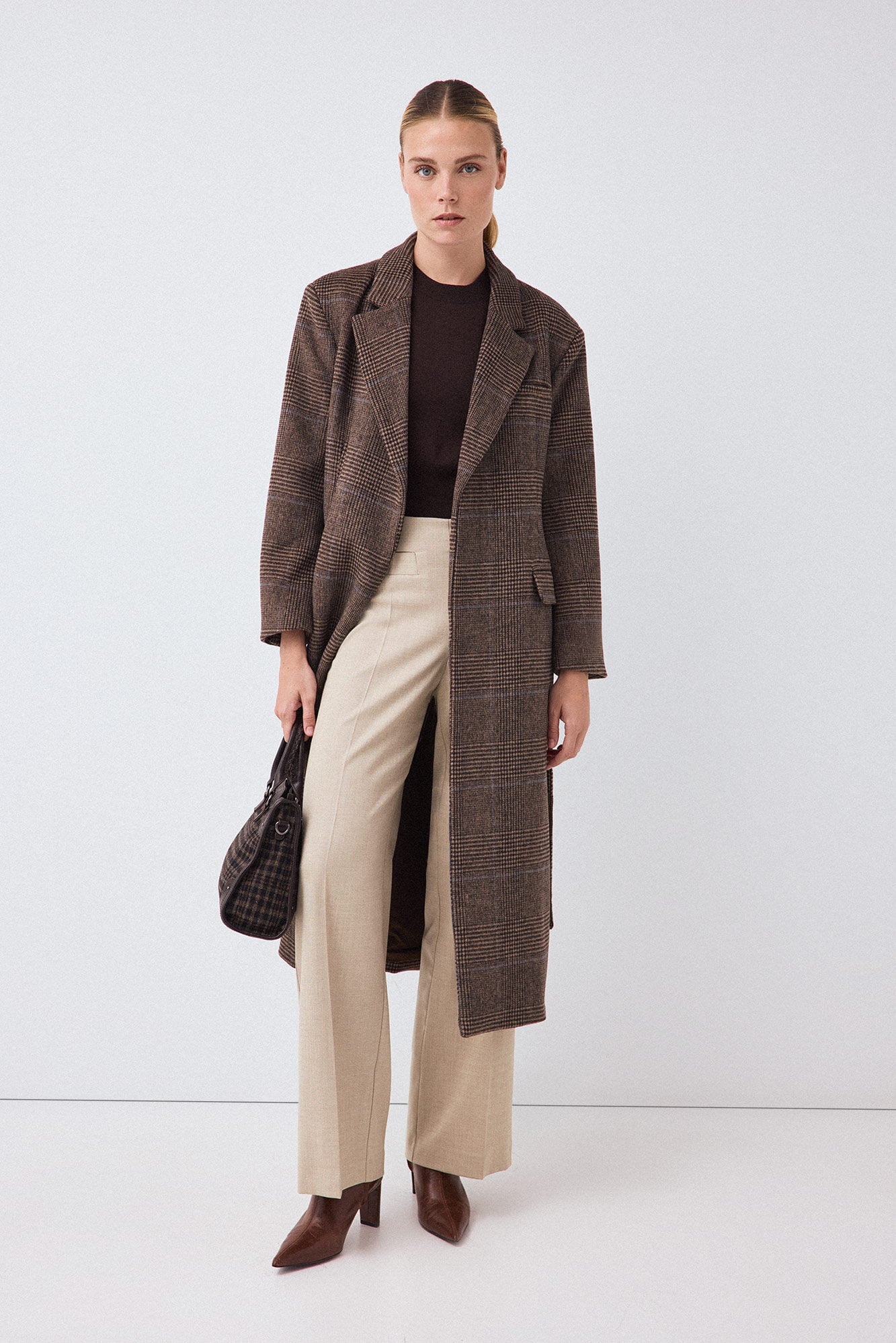 Pedro del Hierro Straight leg trousers with pockets