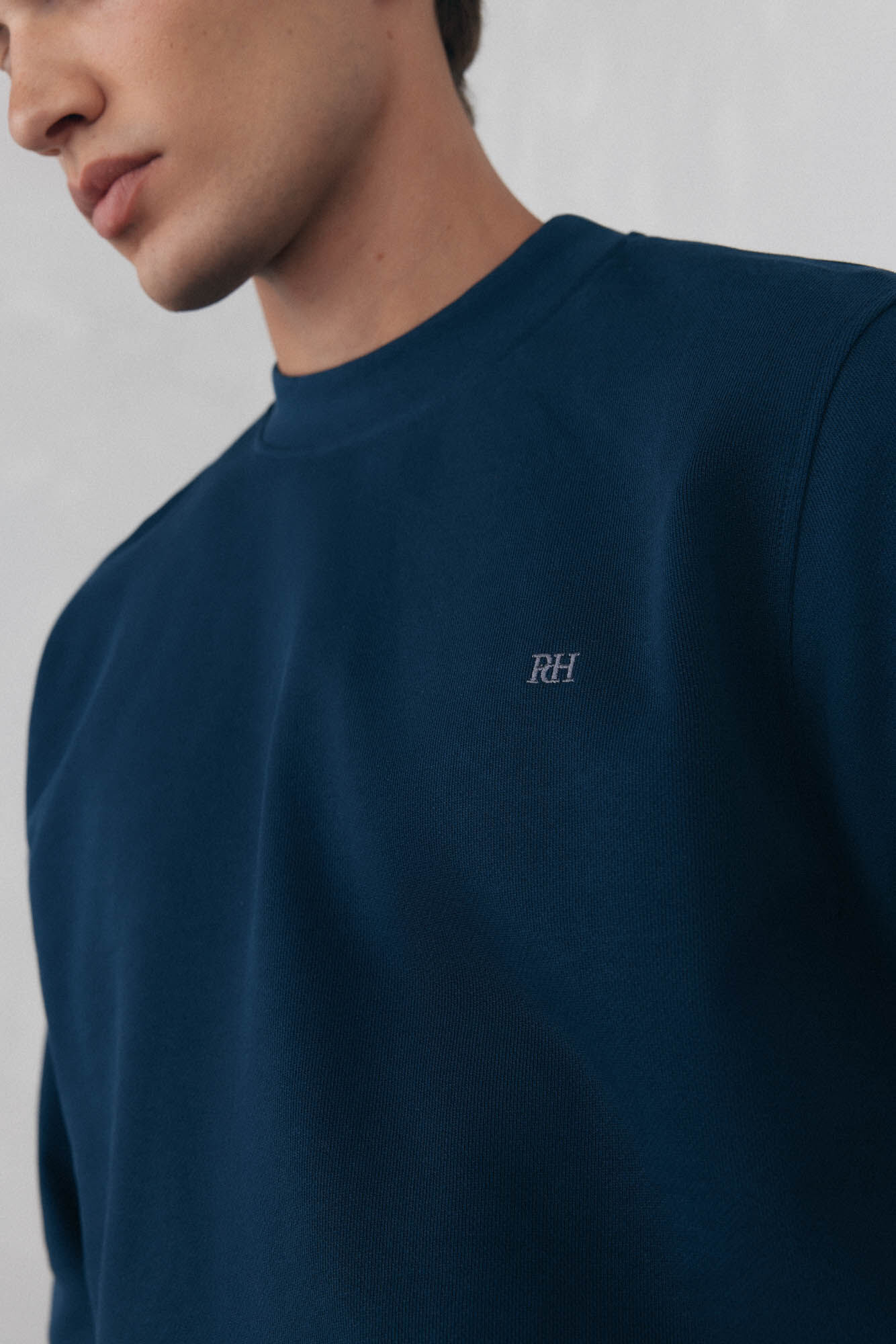 Pedro del Hierro Crew-neck sweatshirt Blue