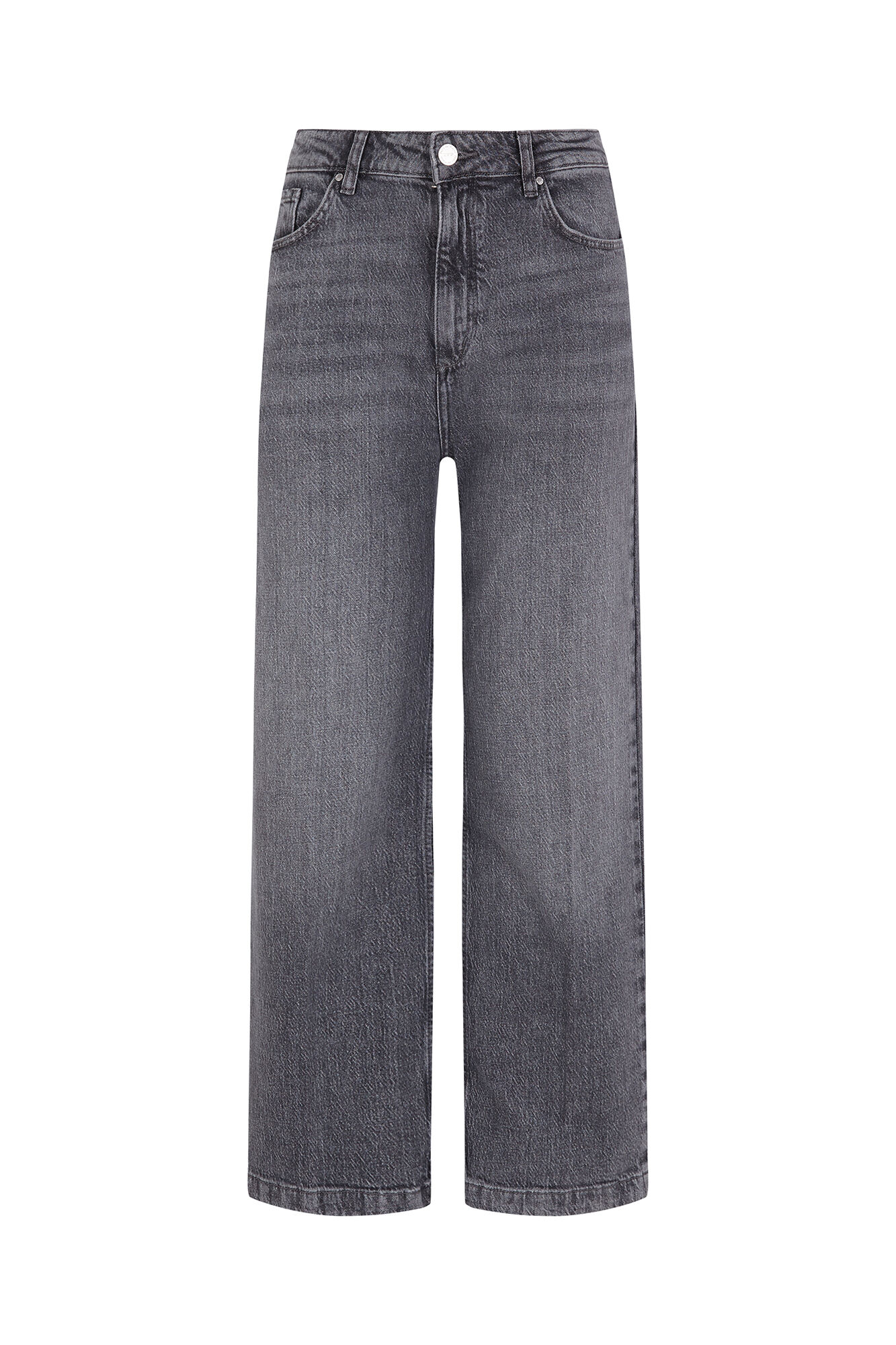 TFP by Tamara Falc&oacute; Wide-leg cropped jeans Grey