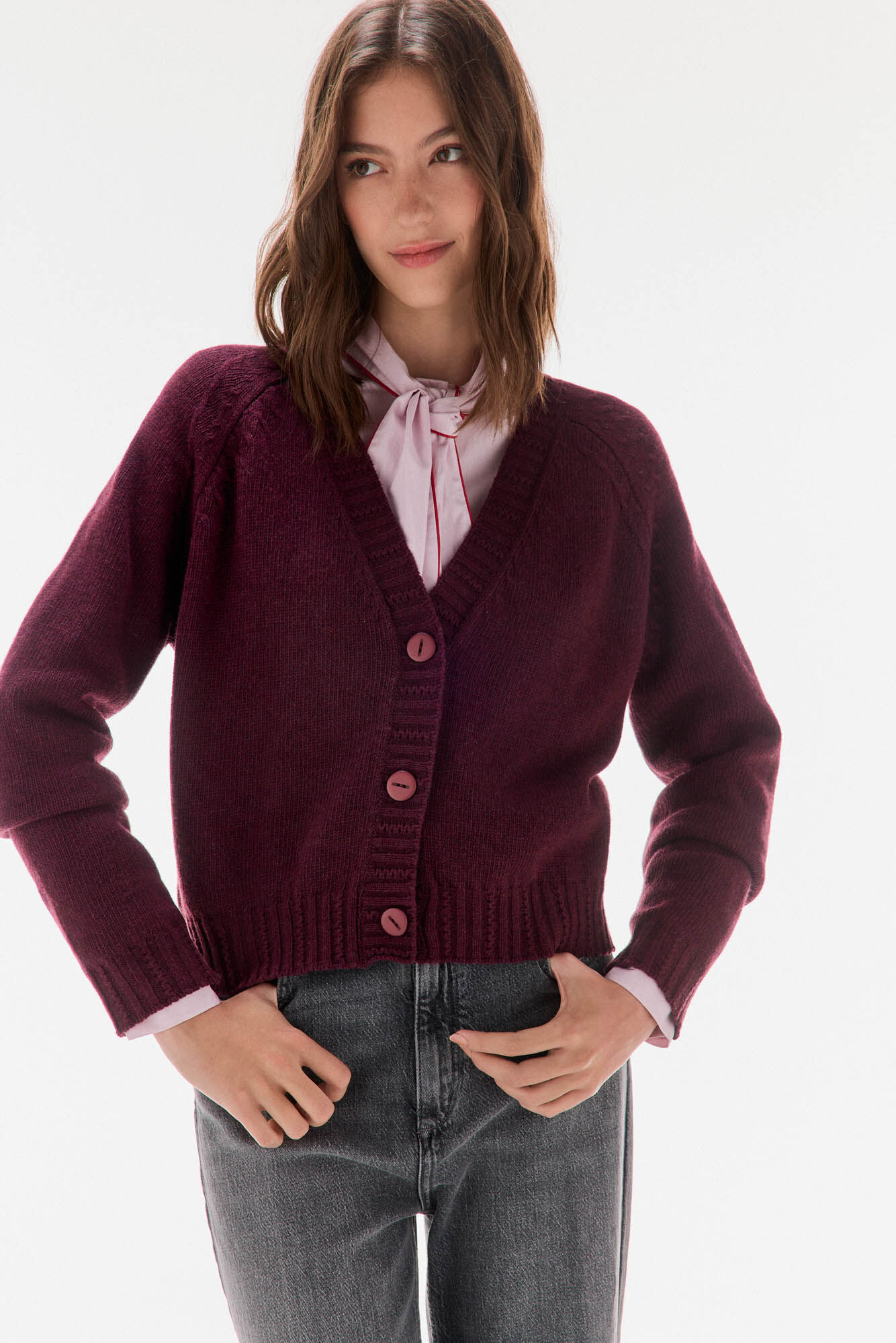 TFP by Tamara Falc&oacute; V buttons jacket