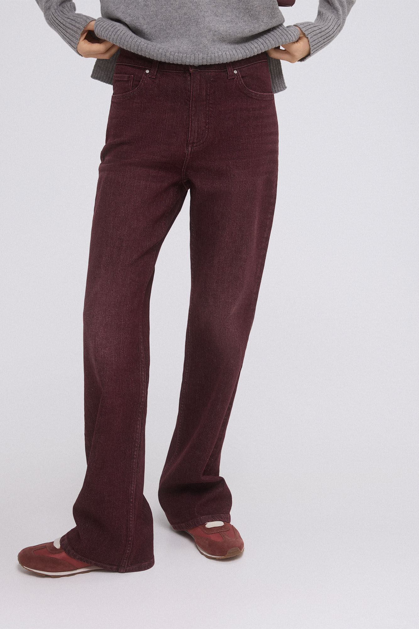 Pedro del Hierro Stovepipe full length jeans Purple