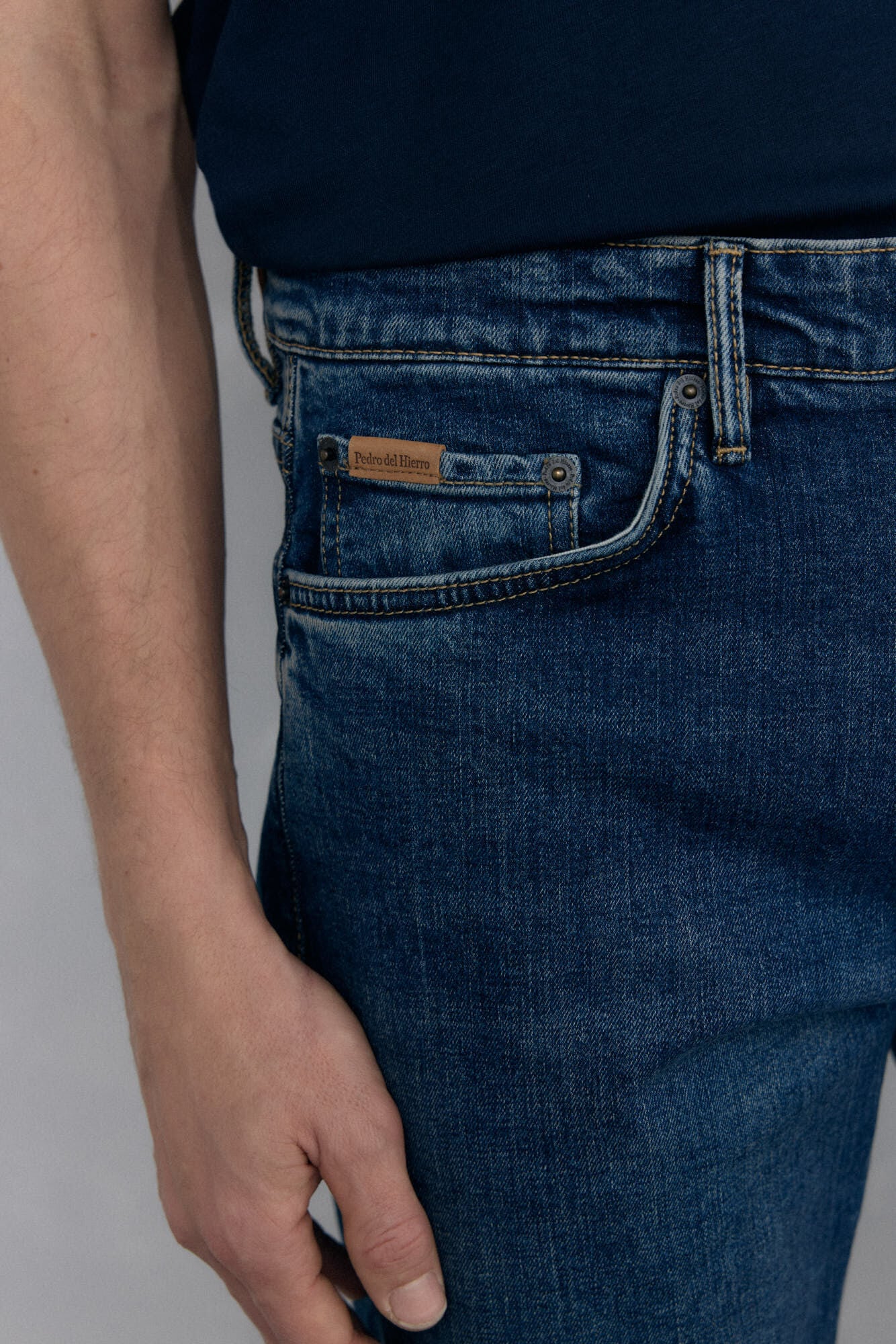 Pedro del Hierro Cal&ccedil;as jeans regular fit Azul