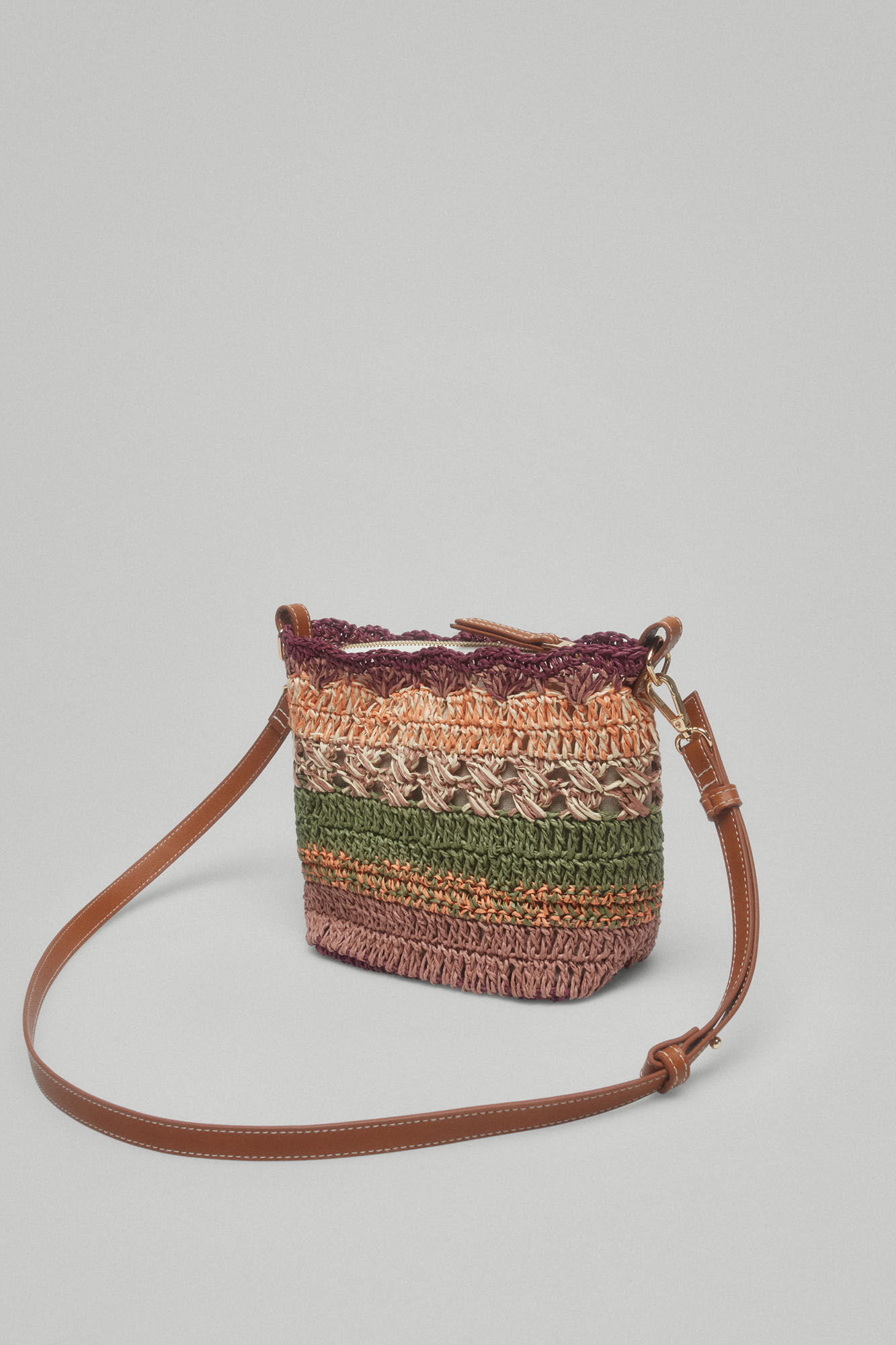 Pedro del Hierro Bolso bucket rafia Varios