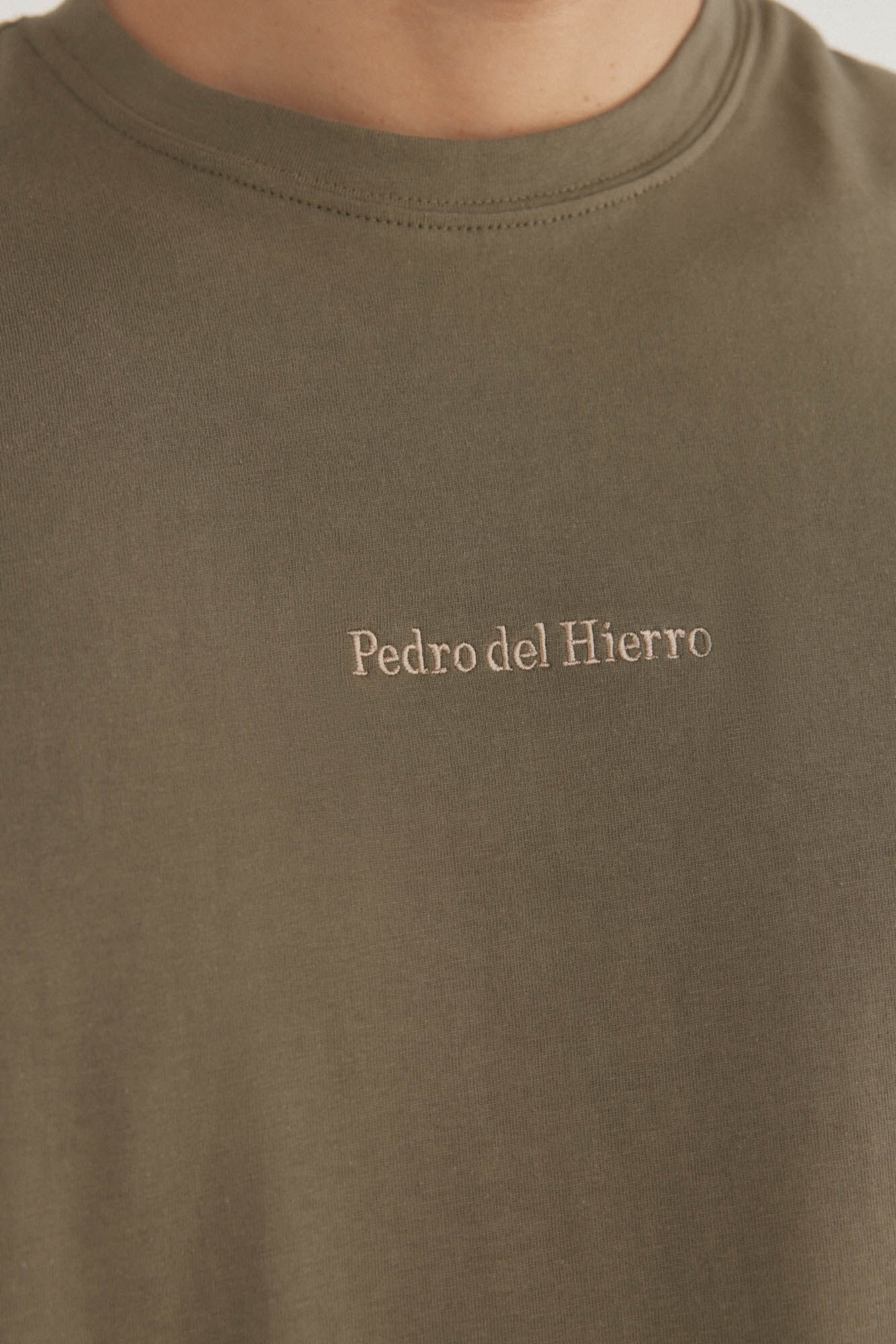 Pedro del Hierro Positional logo t-shirt Green