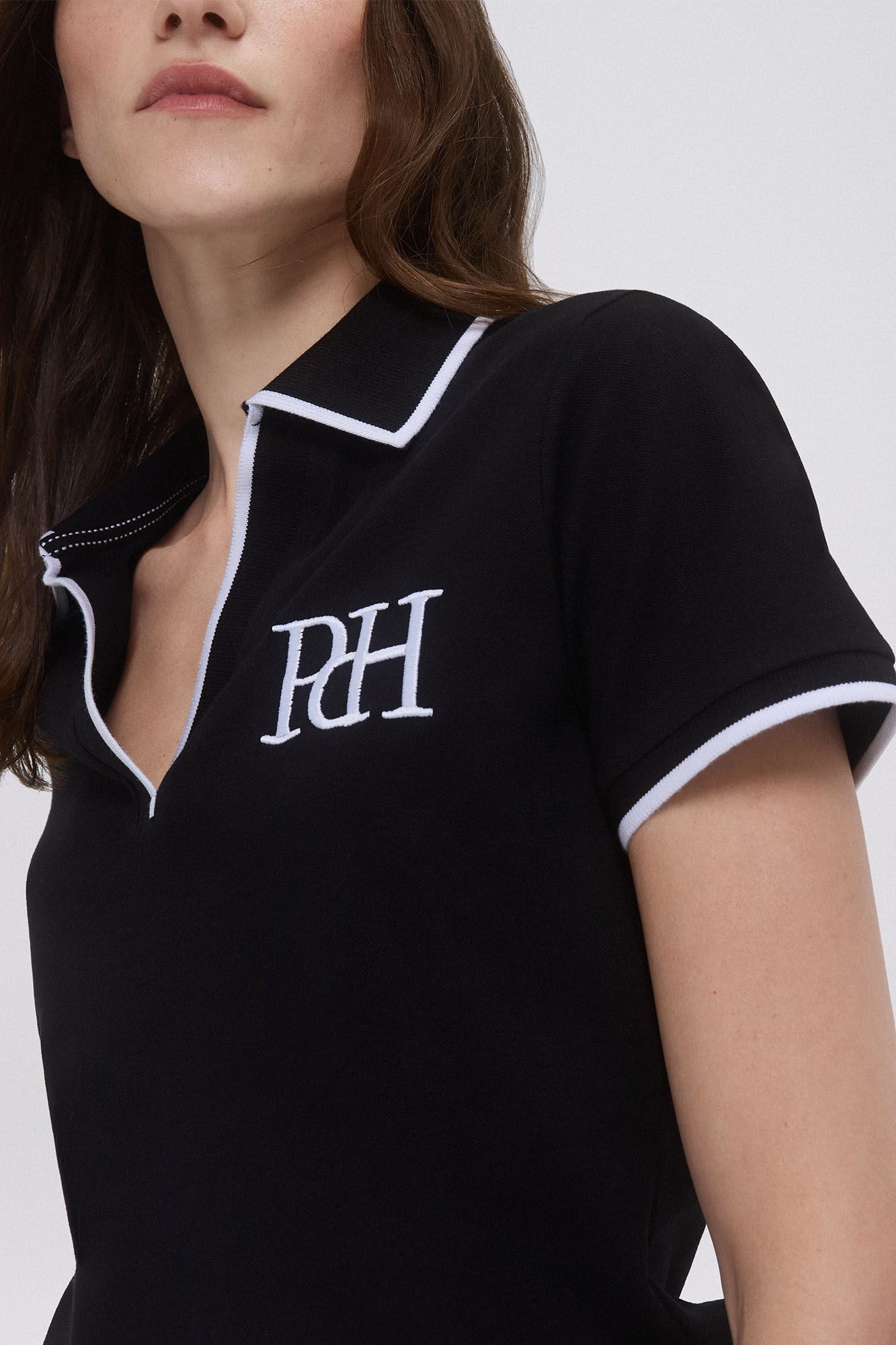 Pedro del Hierro Polo manga corta Negro