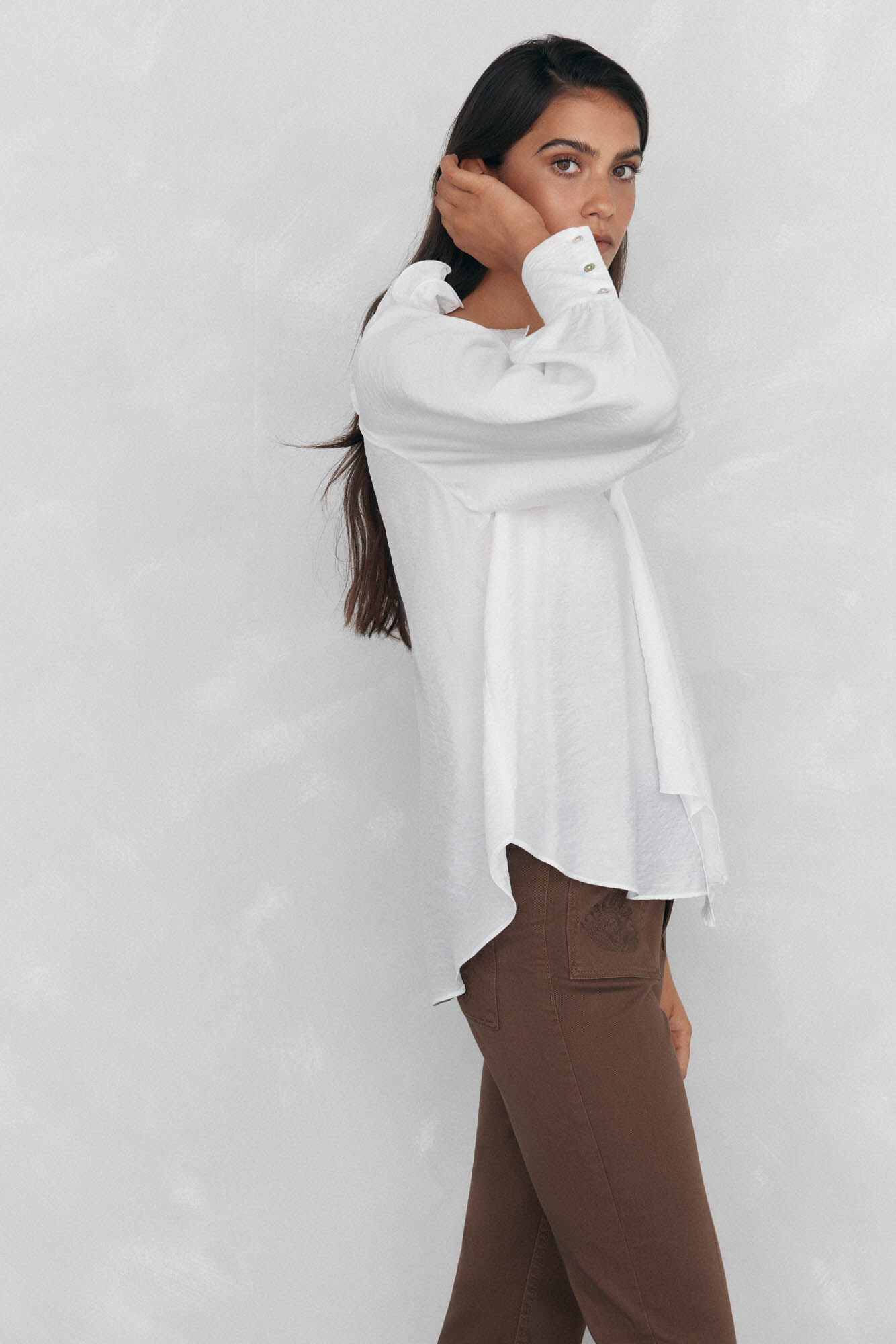 Pedro del Hierro Plain loose blouse White