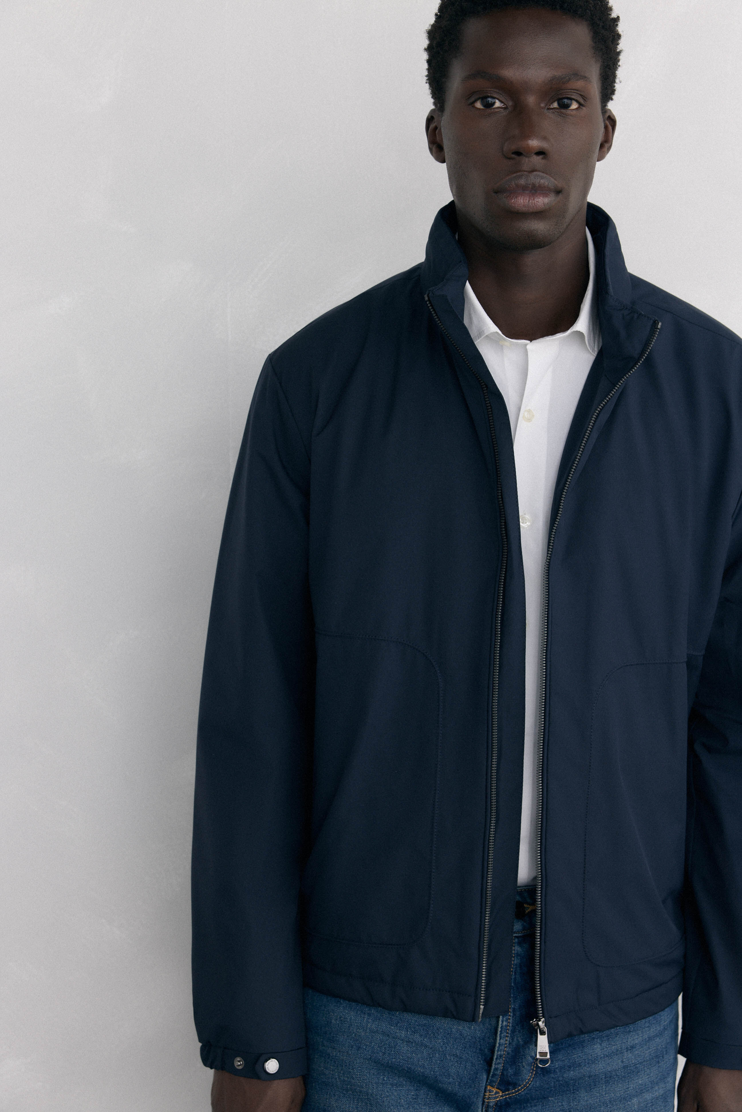 Pedro del Hierro Jacket with removable lining Blue