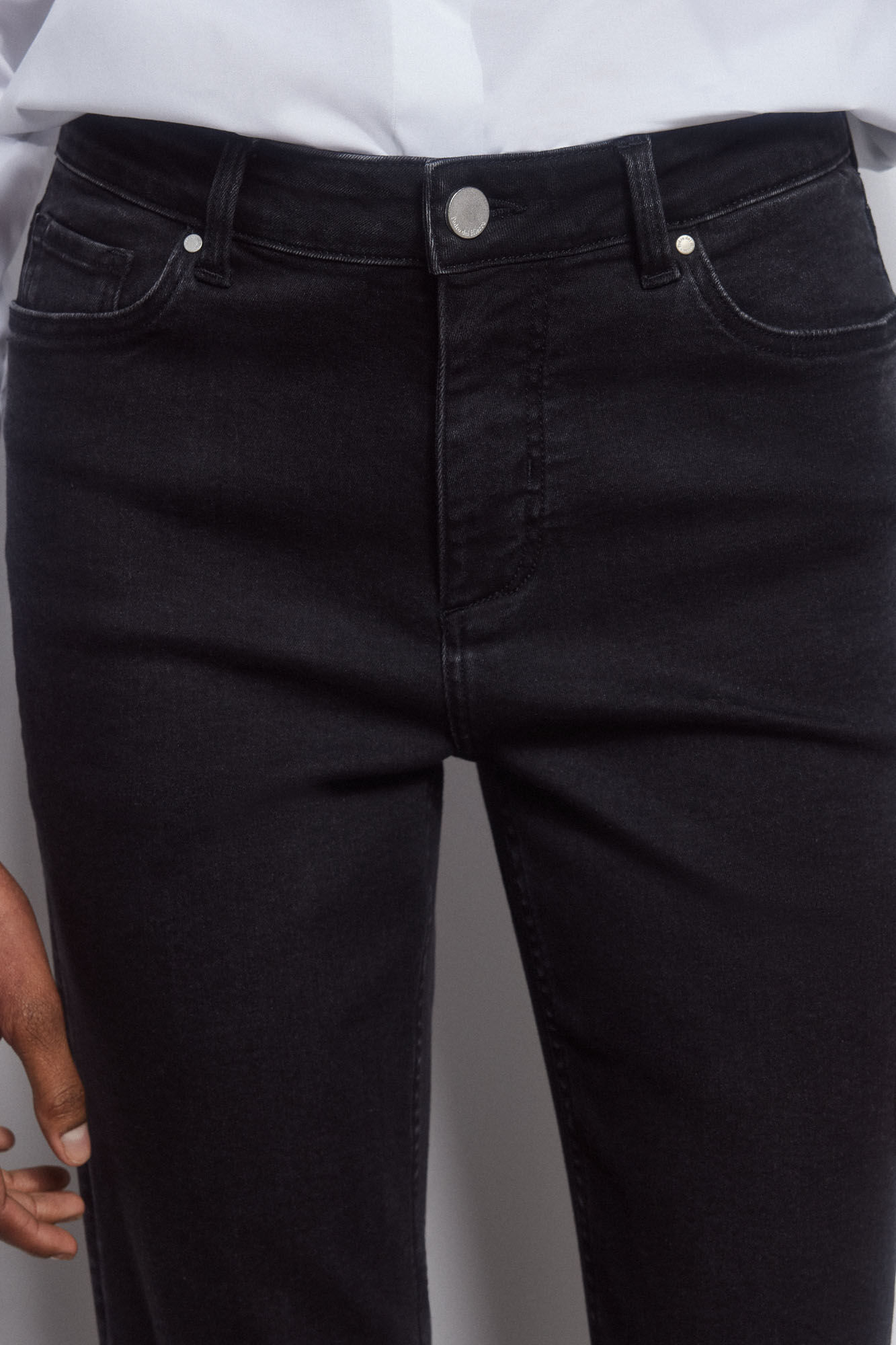 Pedro del Hierro Jeans push up flare lycra&trade; t400&trade; Cizento