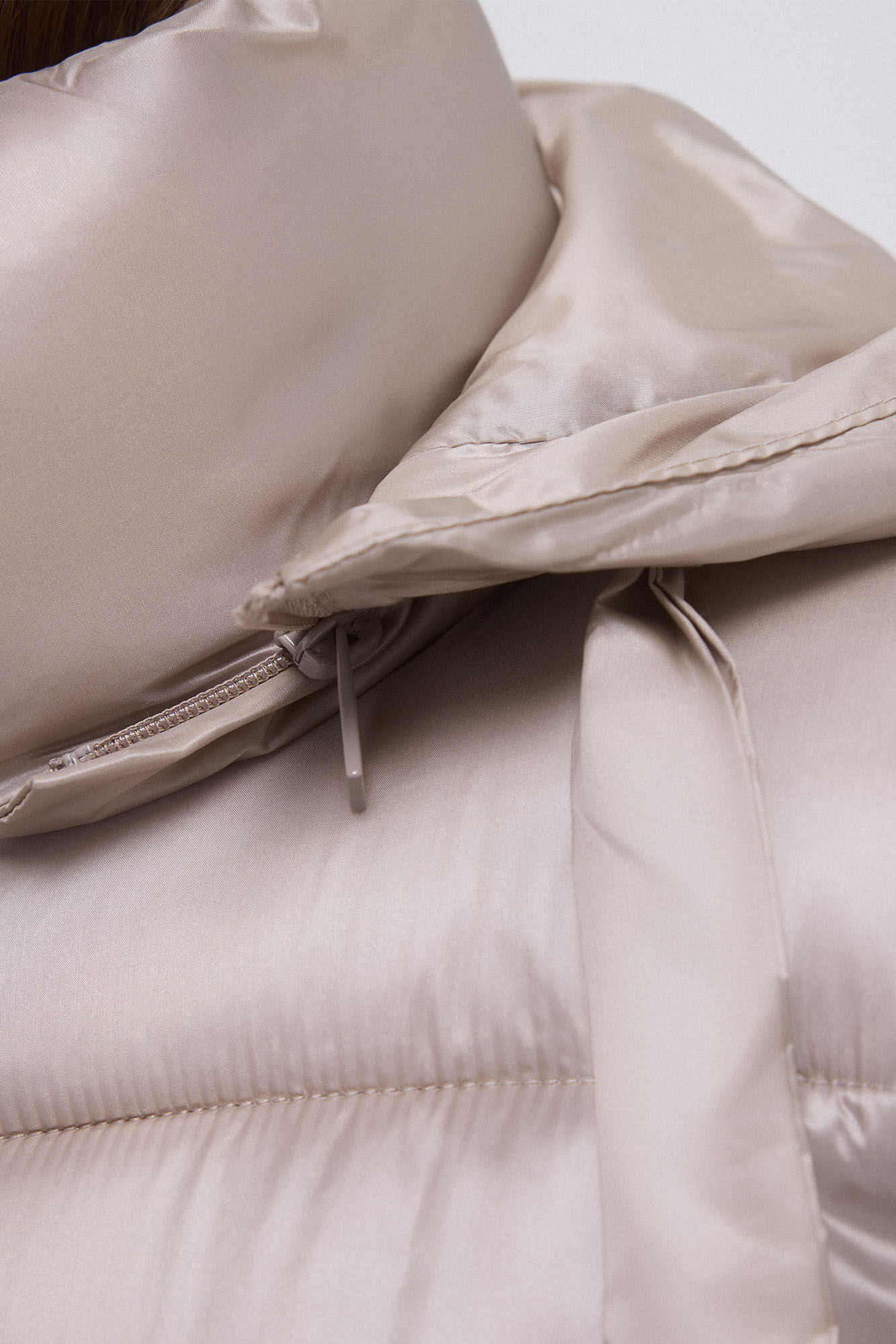 Pedro del Hierro Parka acolchada capucha Beige