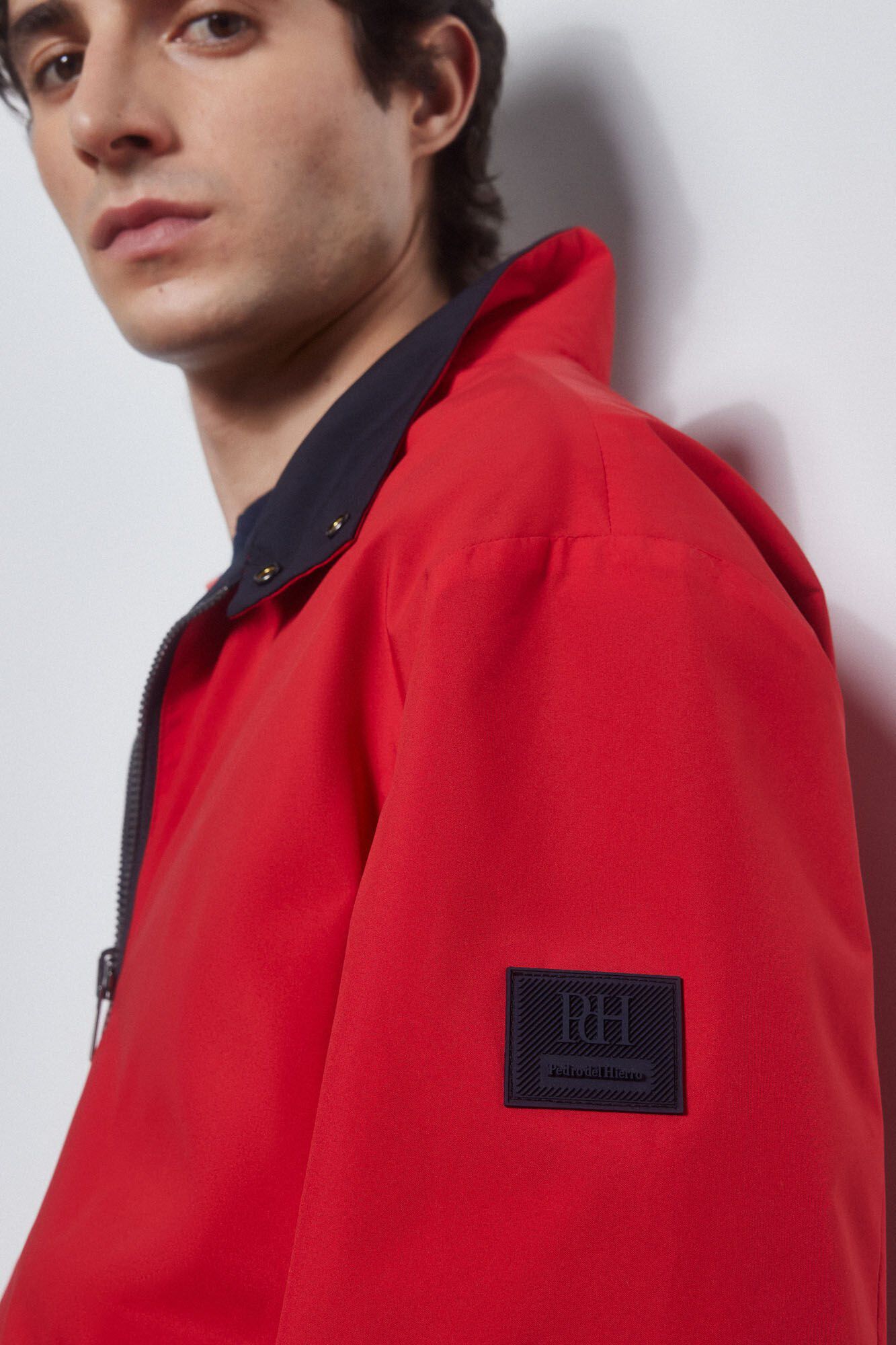 Pedro del Hierro Reversible jacket Red