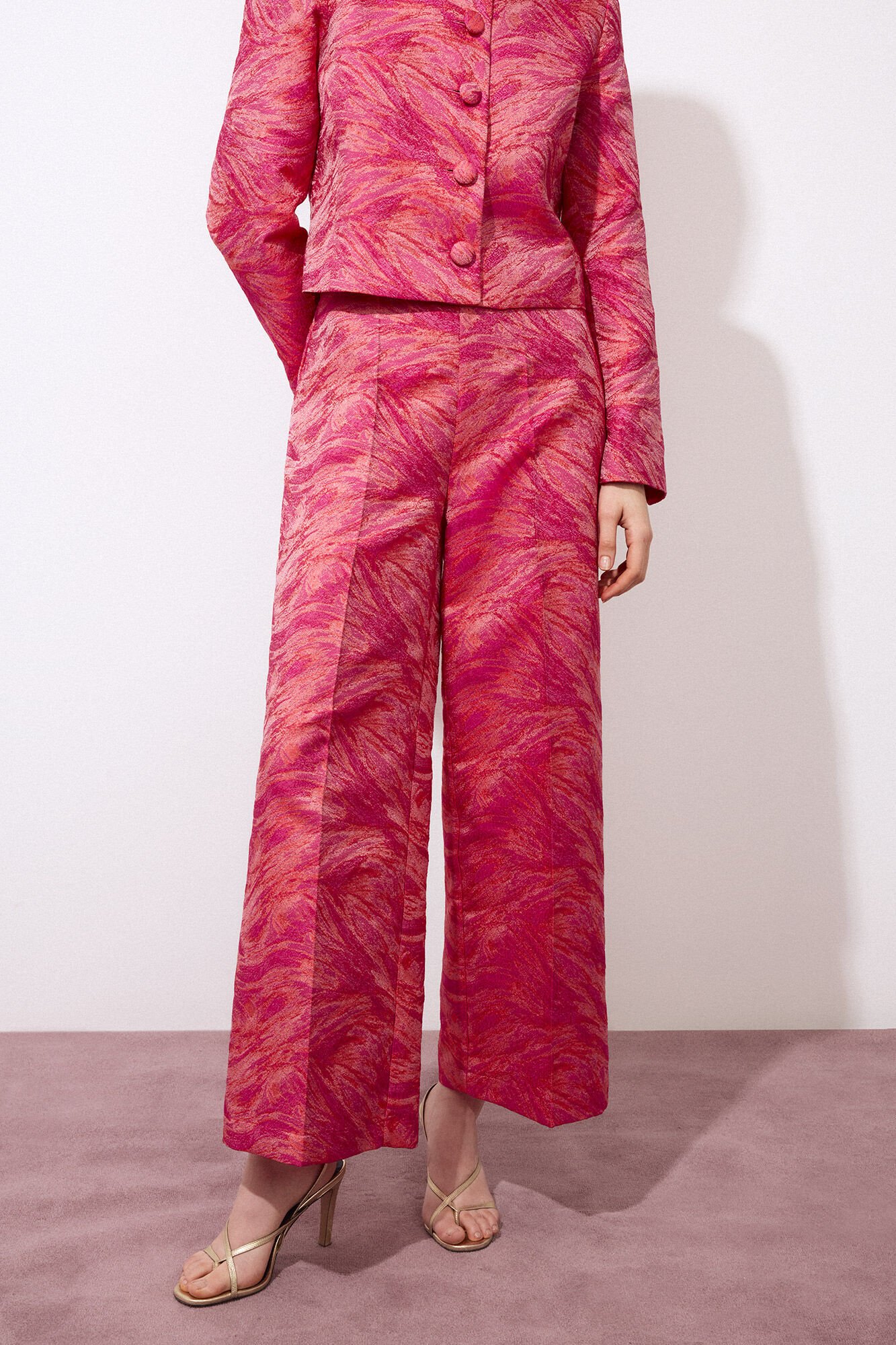 Pedro del Hierro Patterned suit trousers