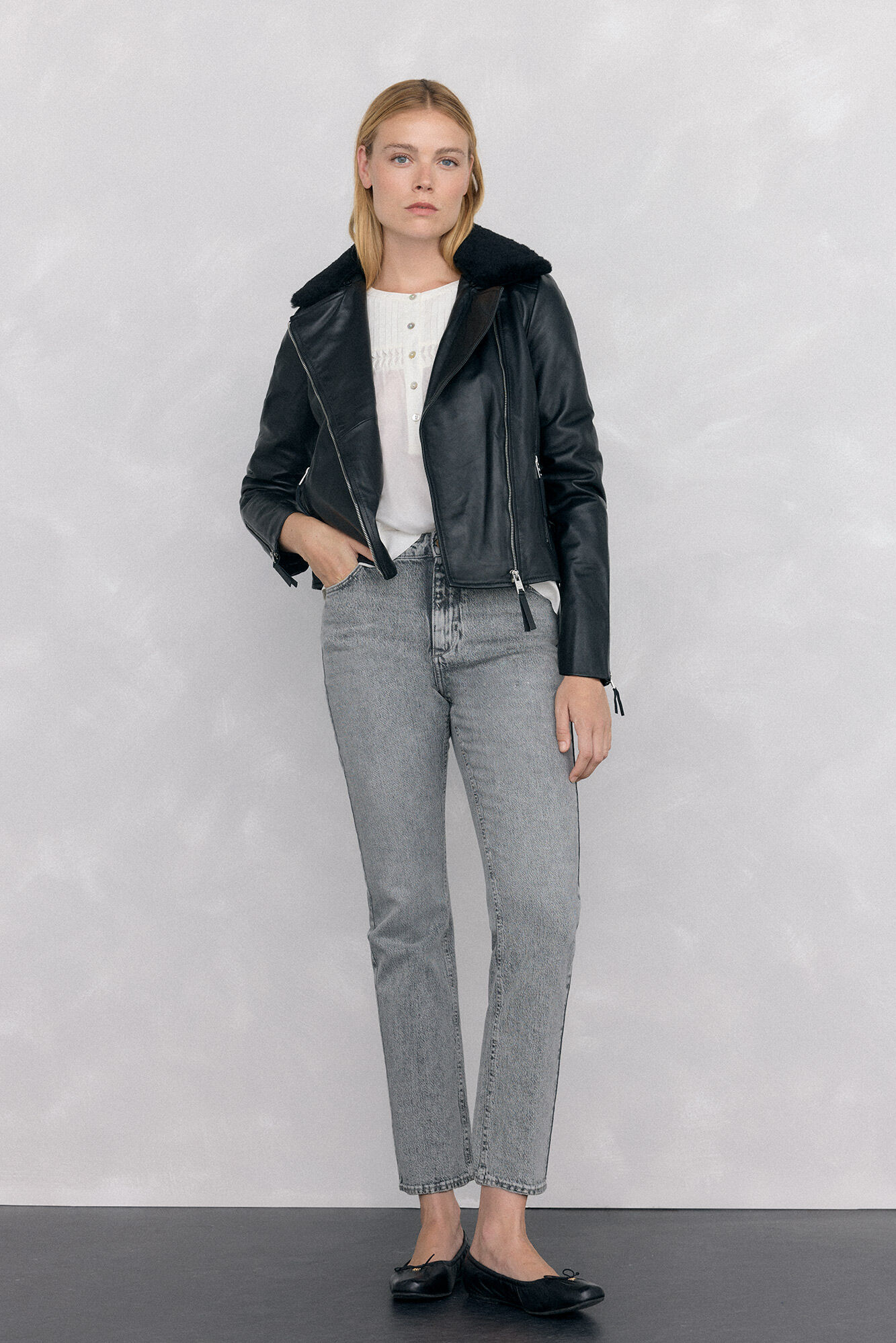 Pedro del Hierro Romantic blouse Ecru