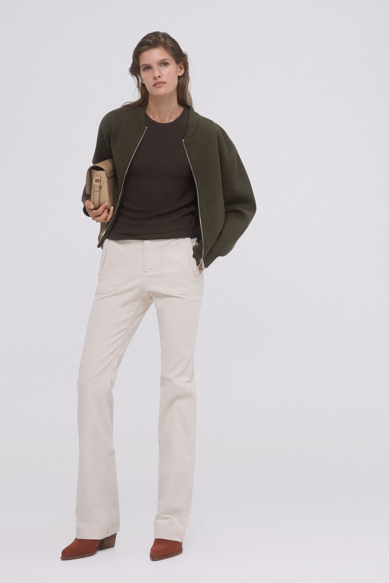 Pedro del Hierro bomber style jacket Green