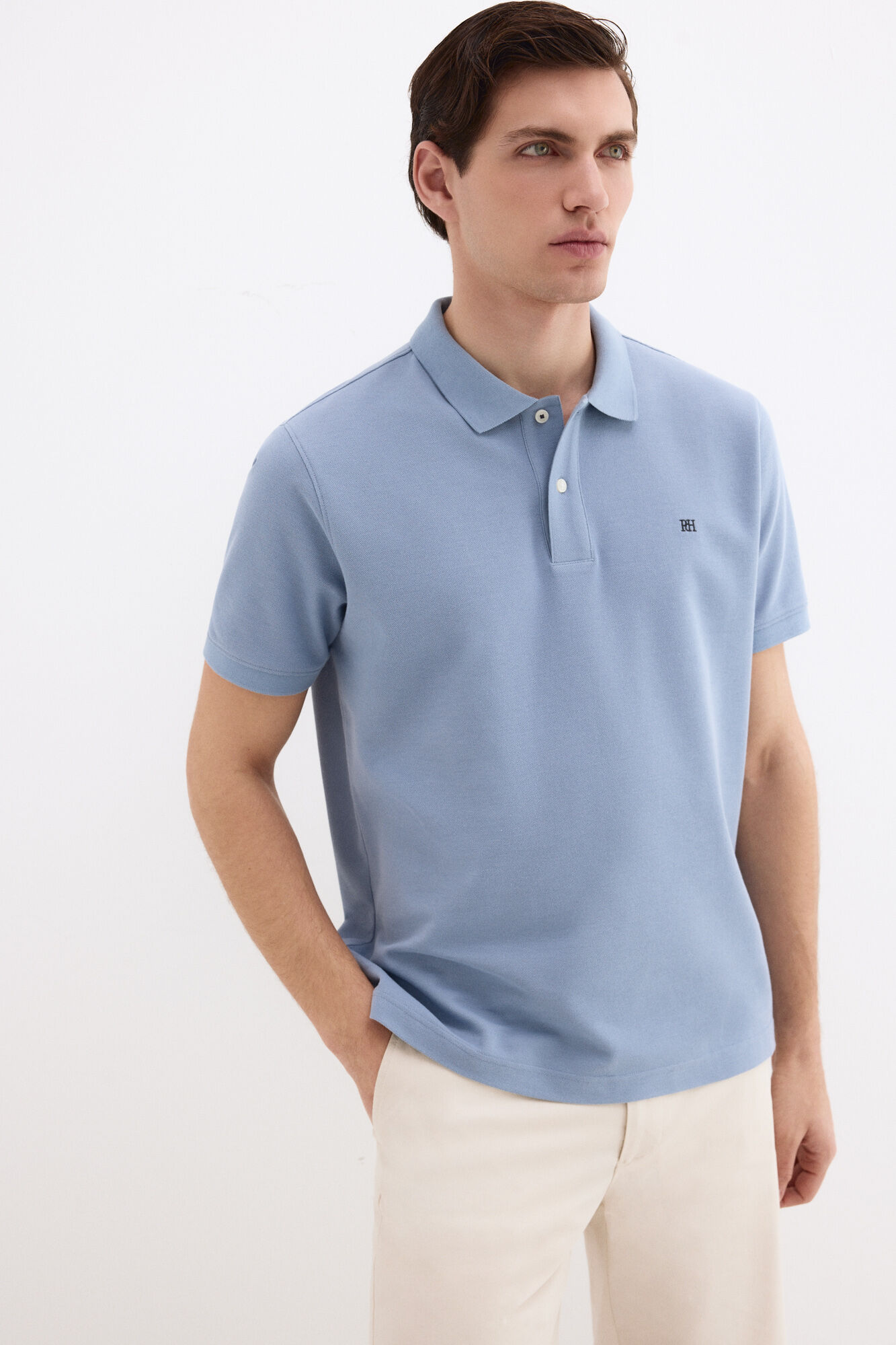 Pedro del Hierro Basic piqu&eacute; polo shirt