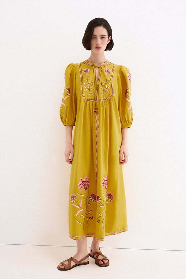 Embroidered tunic dress | Women's dresses | Pedro del Hierro Embroidered tunic dress | Women's dresses | Pedro del Hierro
