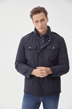 Pedro del Hierro Jacket with four pockets Blue