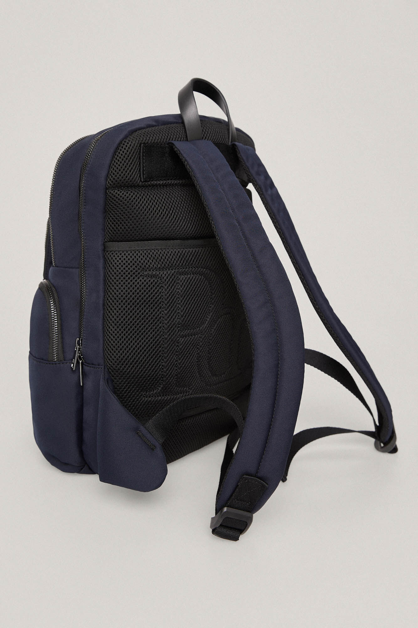 Pedro del Hierro Mochila tejido lisa Azul