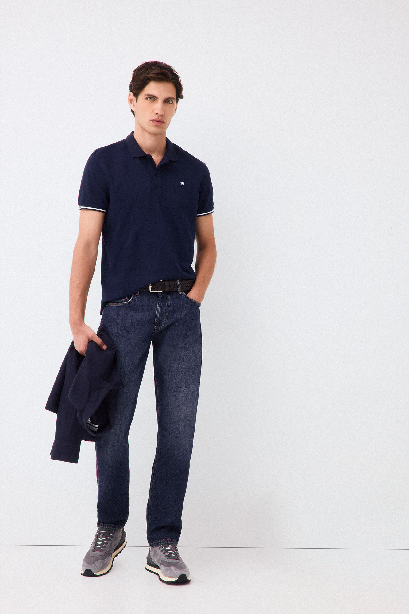 Pedro del Hierro Polo fantasy cuff Blue