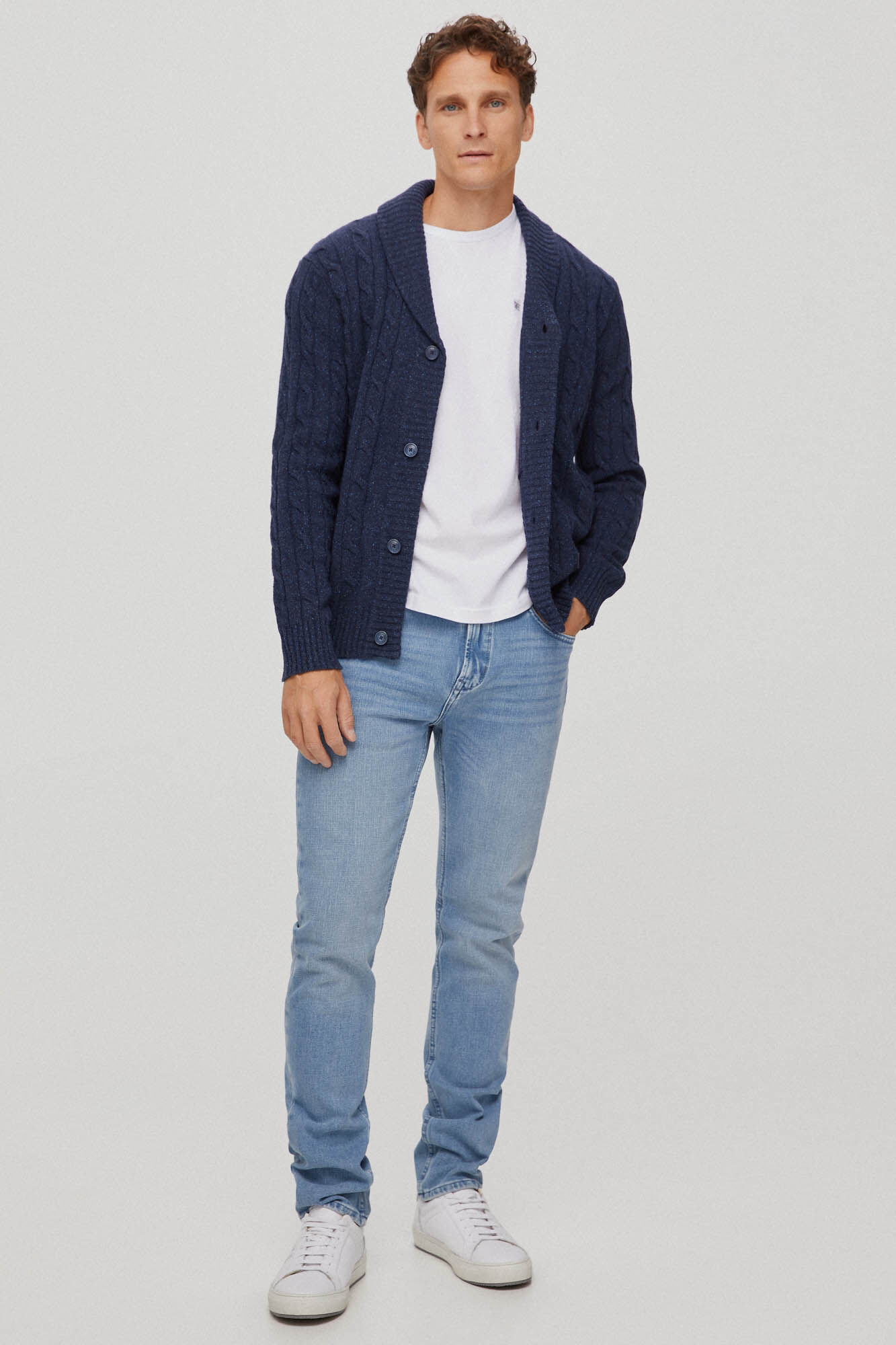 Pedro del Hierro Slim fit premium flex jeans Blue