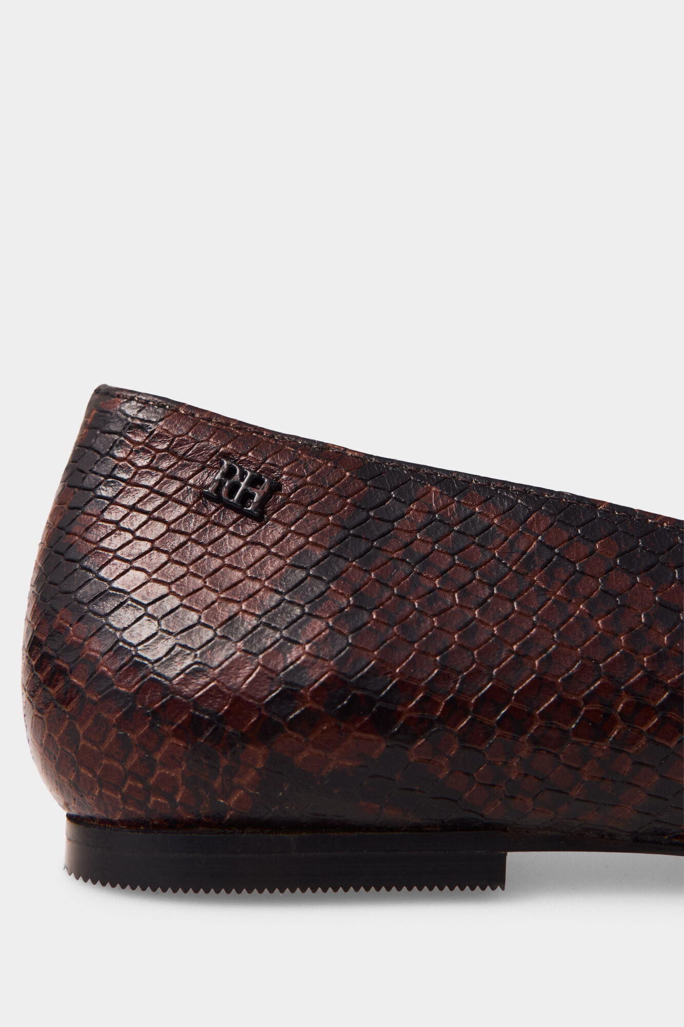 Pedro del Hierro Leather ballet flats Brown