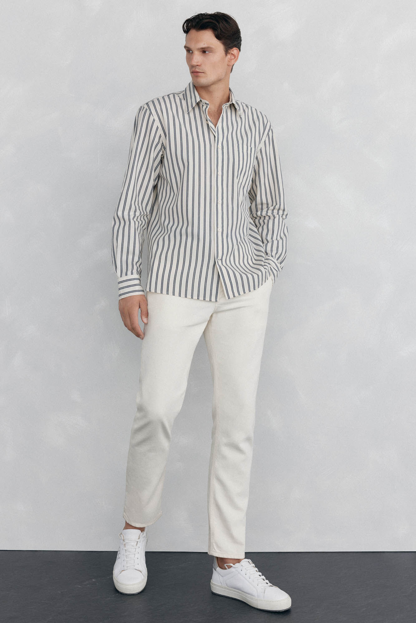 Pedro del Hierro Striped shirt   White