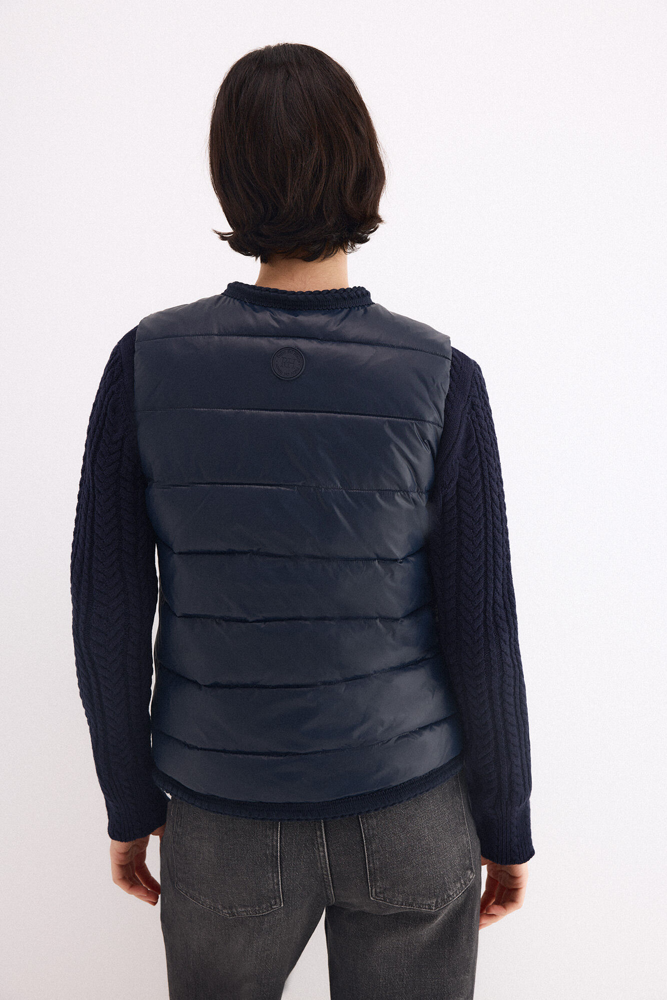 Pedro del Hierro Puffer gilet Blue