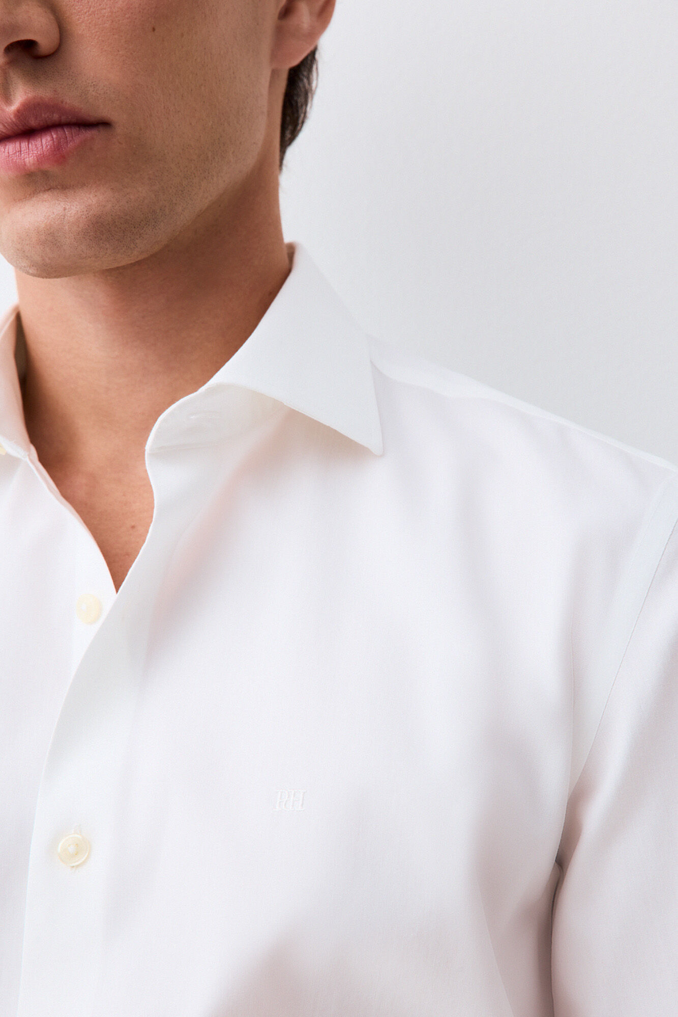 Pedro del Hierro Camisa vestir lisa non iron + antimanchas