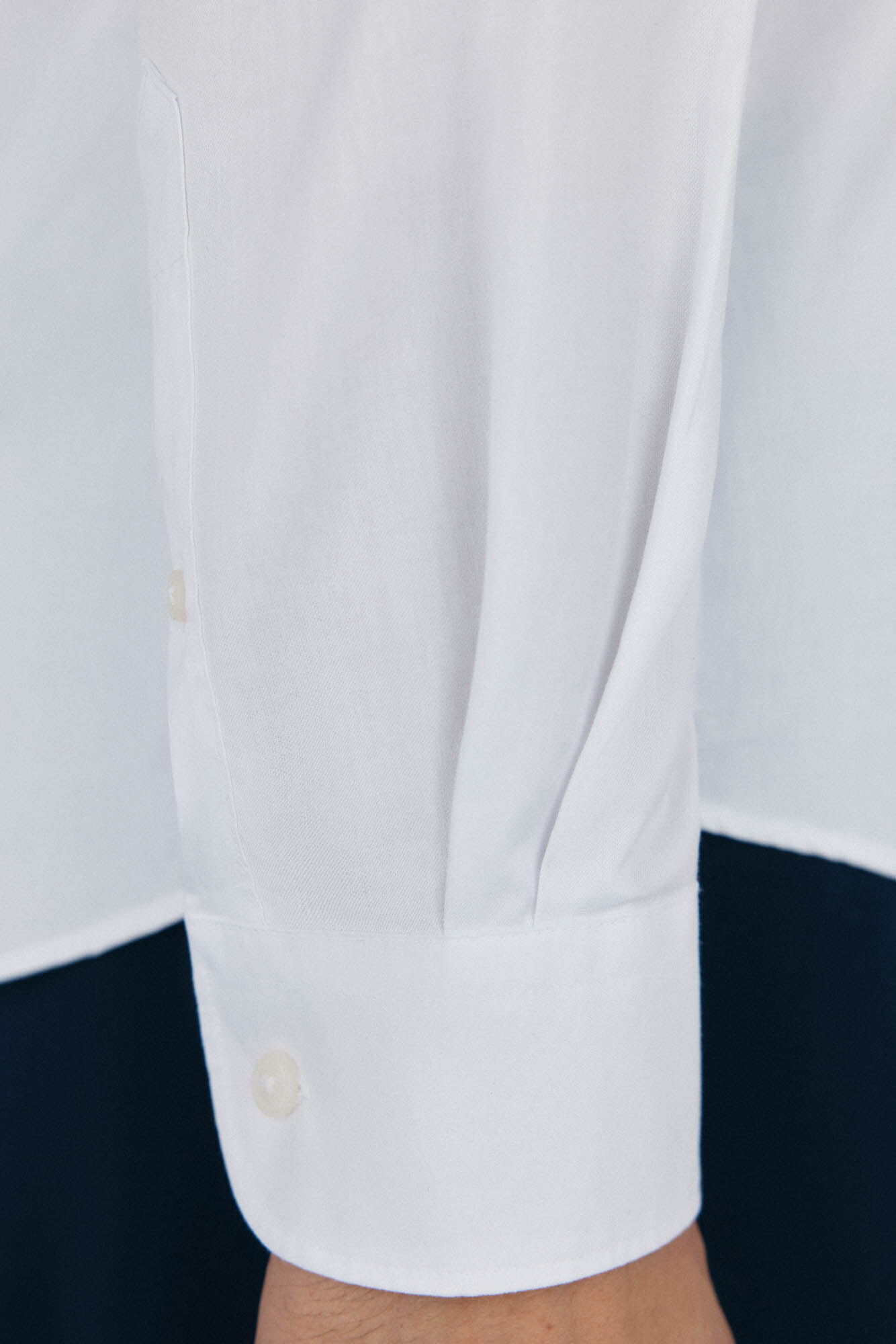 Pedro del Hierro Plain twill shirt, easy iron + anti-odor, slim fit White