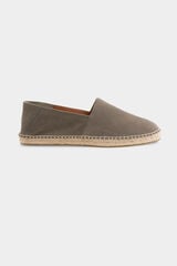 Pedro del Hierro Leather espadrille Grey