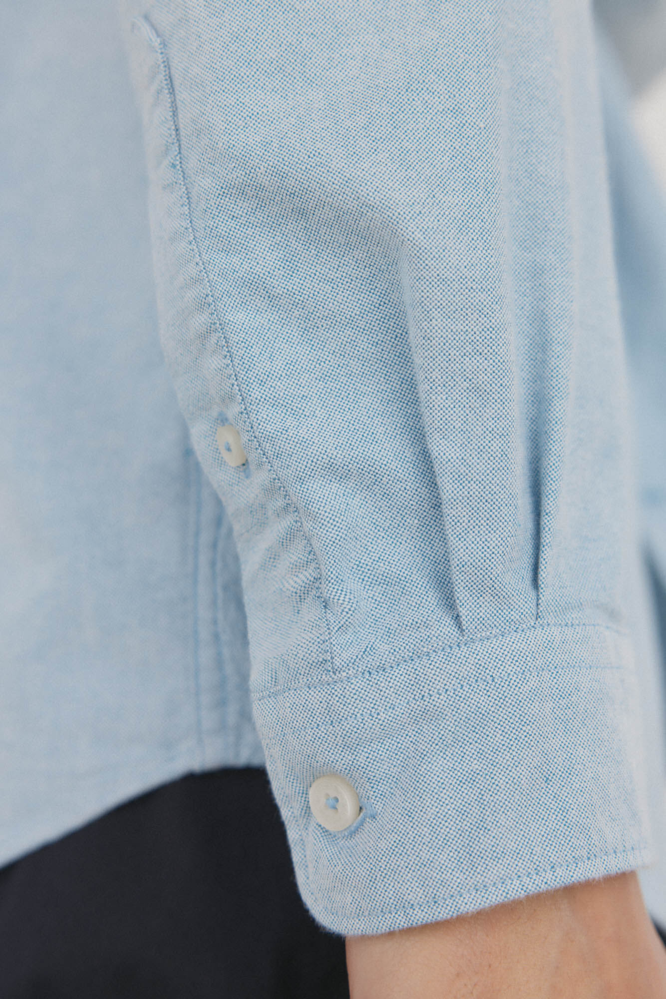 Pedro del Hierro Camisa iconic oxford liso Turquesa