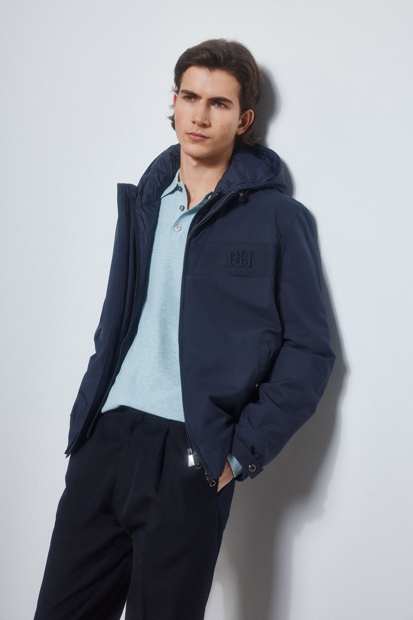 Pedro del Hierro Lined jacket Blue