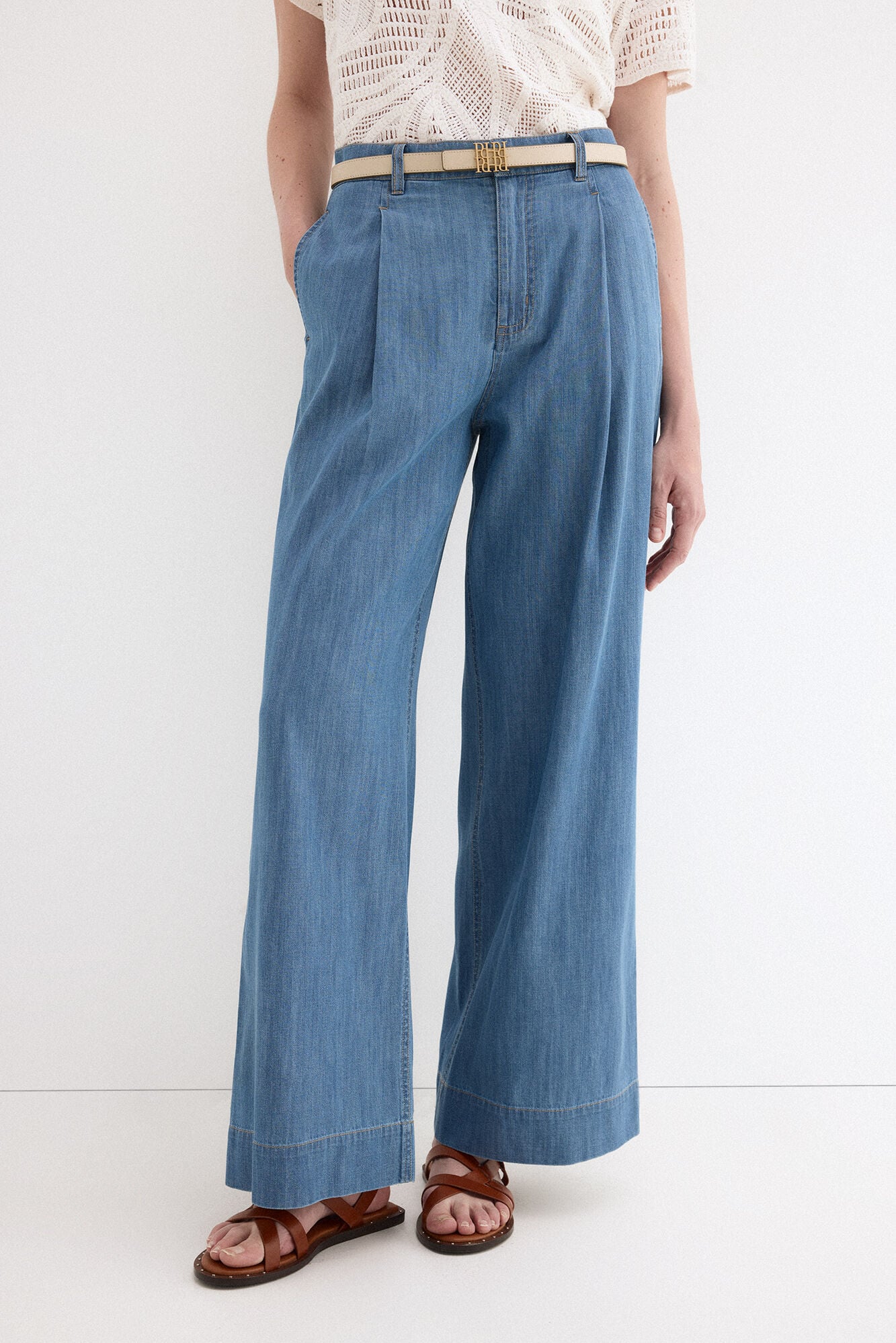 Pedro del Hierro Classic wide leg jeans