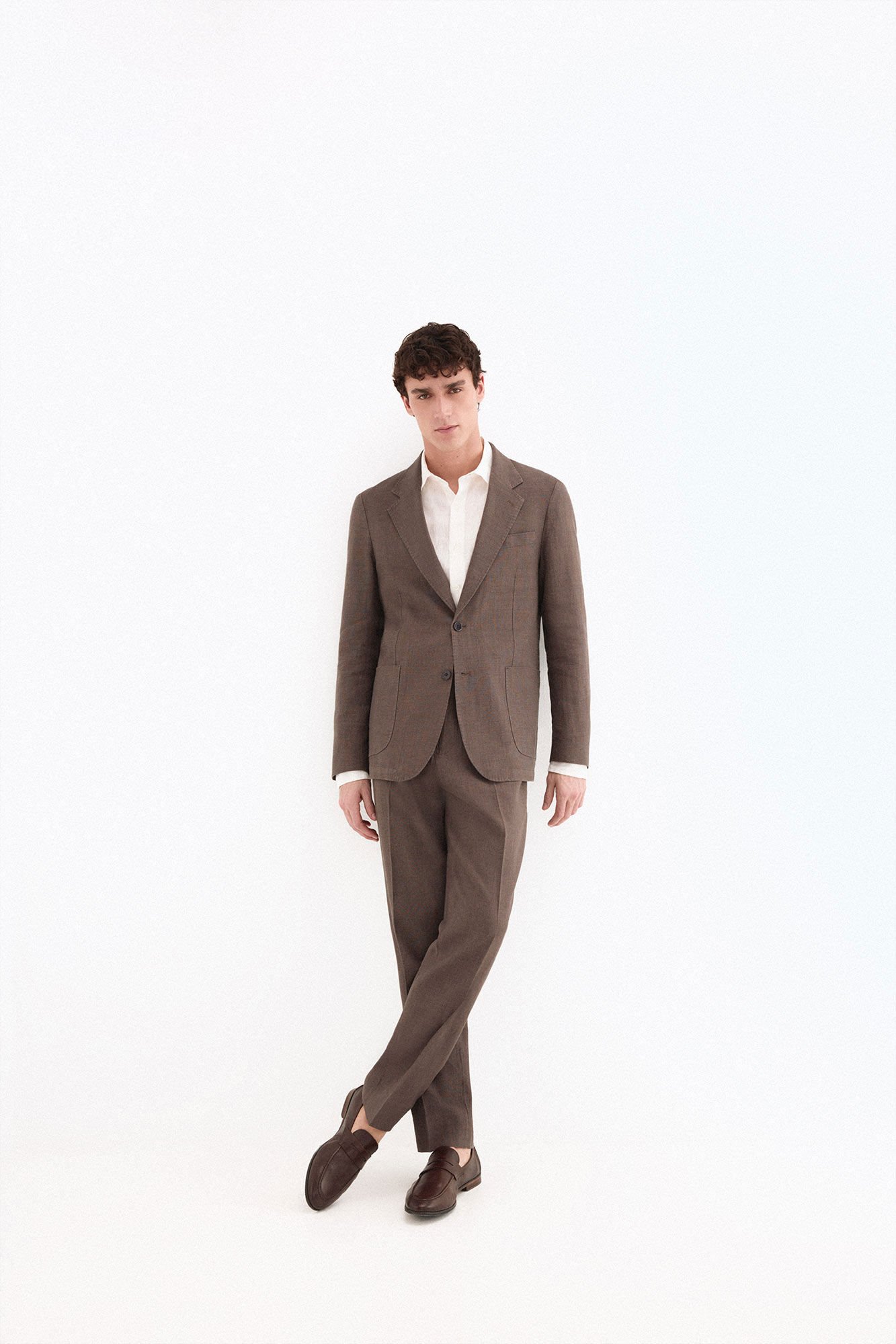 Pedro del Hierro Linen blend coordinating trousers