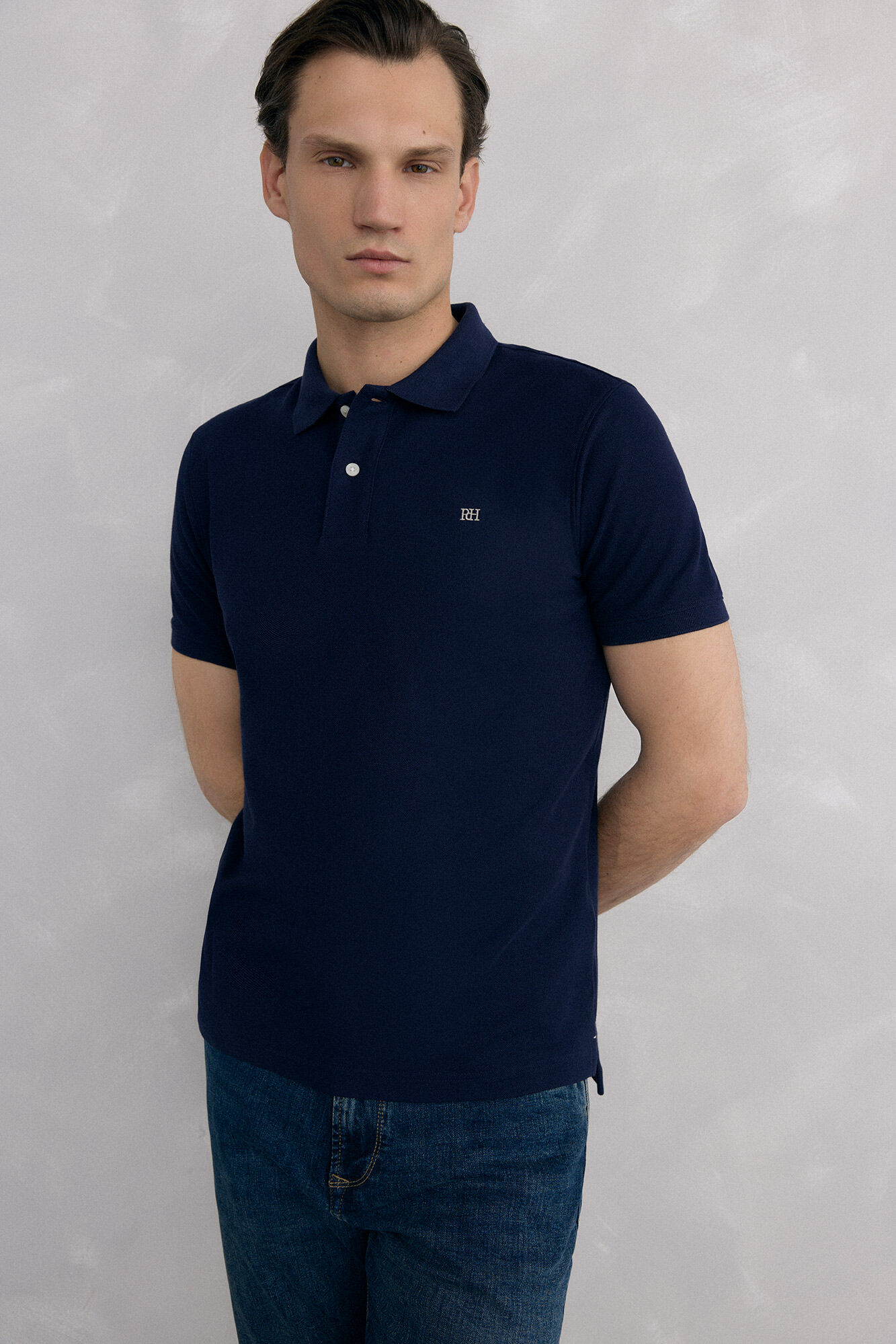 Pedro del Hierro Basic piqu&eacute; polo shirt