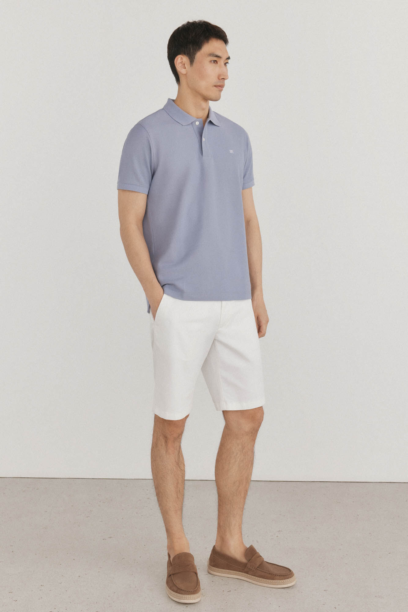 Pedro del Hierro Polo b&aacute;sico regular em piqu&eacute;