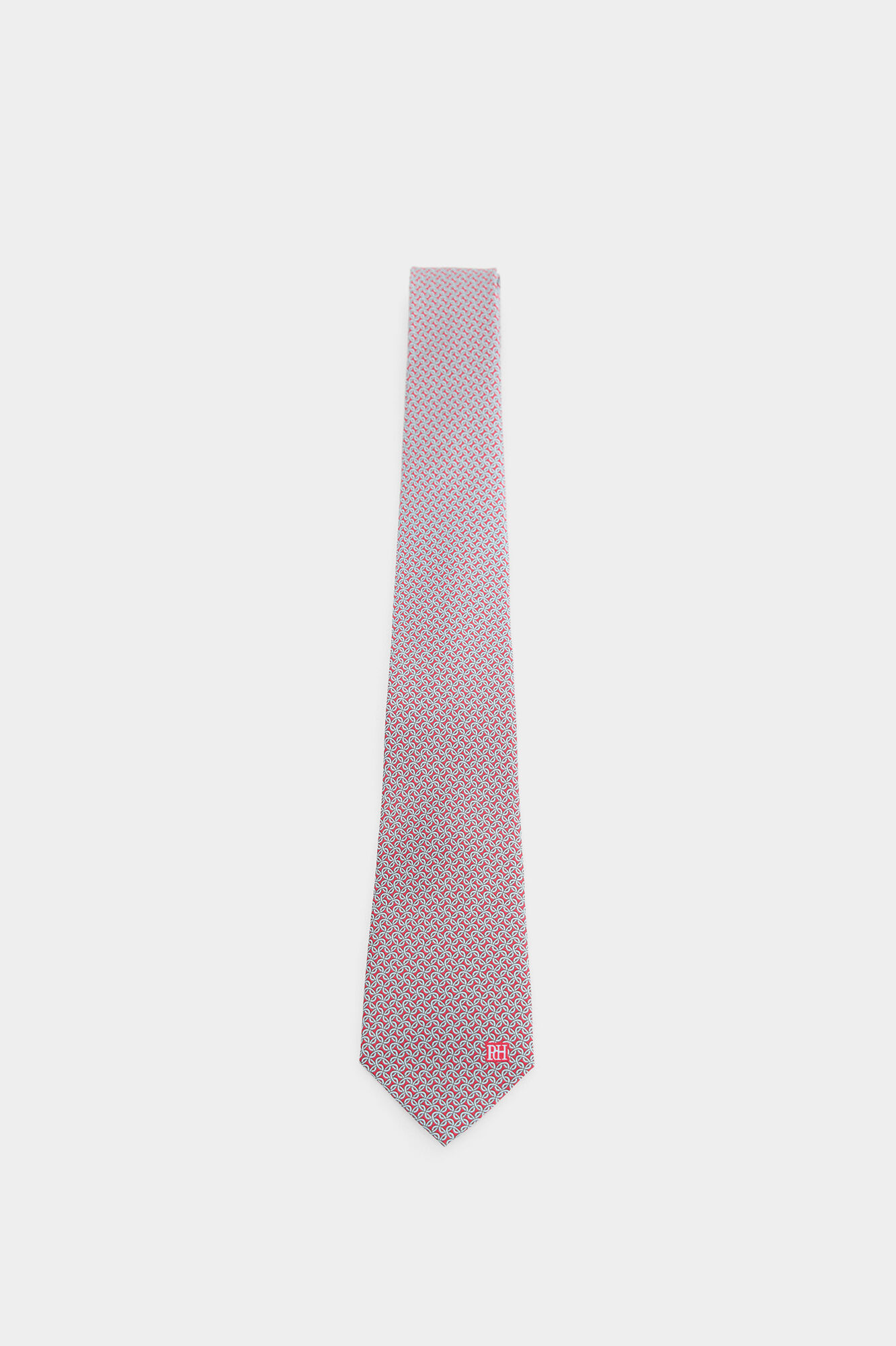 Pedro del Hierro Natural silk tie Red