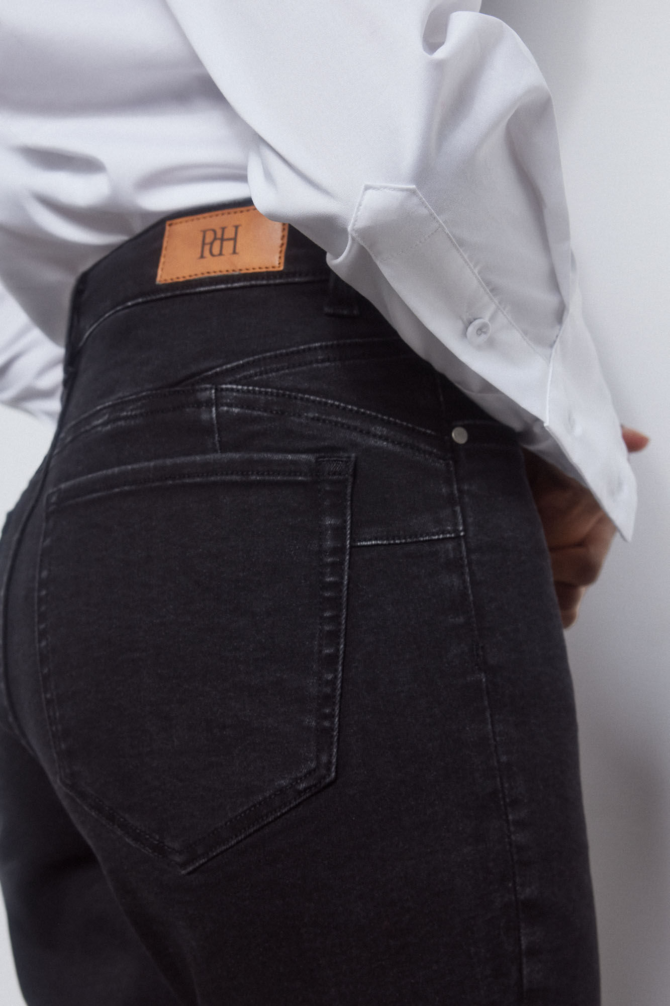 Pedro del Hierro Jeans push up flare lycra&trade; t400&trade; Cizento