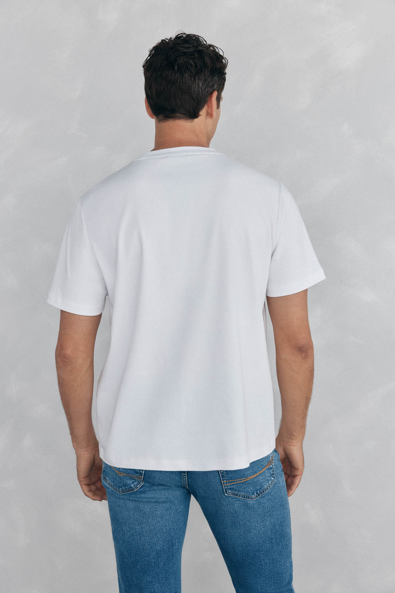 Pedro del Hierro Mercerized T-shirt White