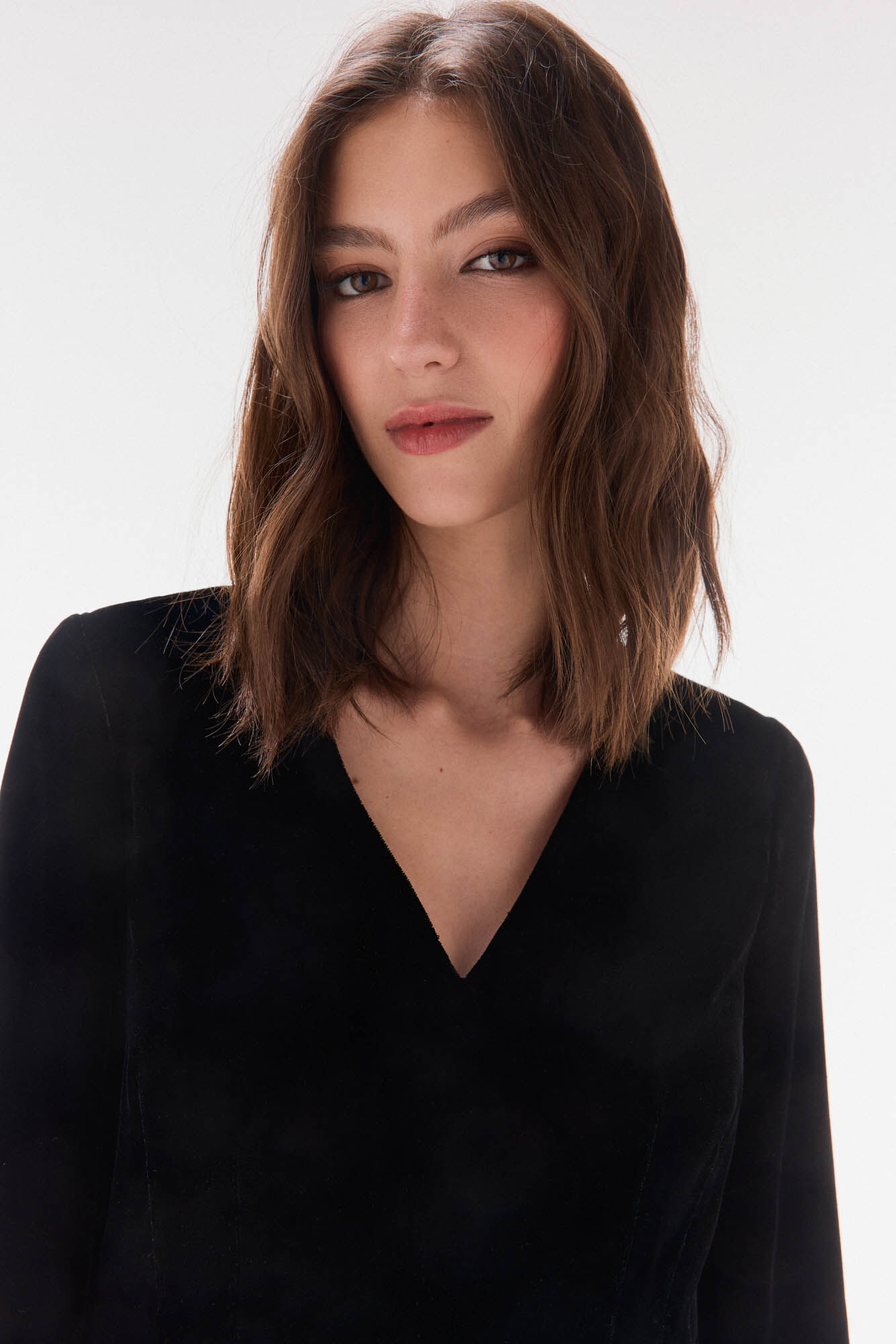 TFP by Tamara Falc&oacute; Velvet top Black