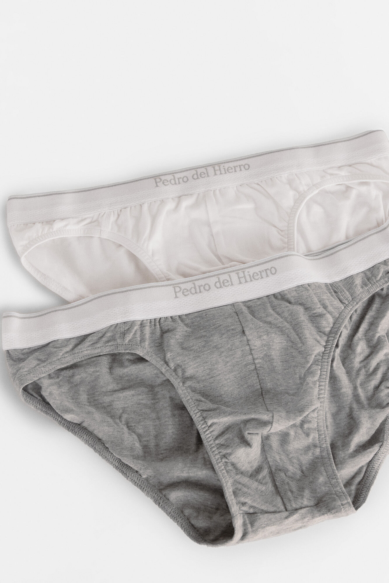 Pedro del Hierro Pack 2 slip punto Blanco