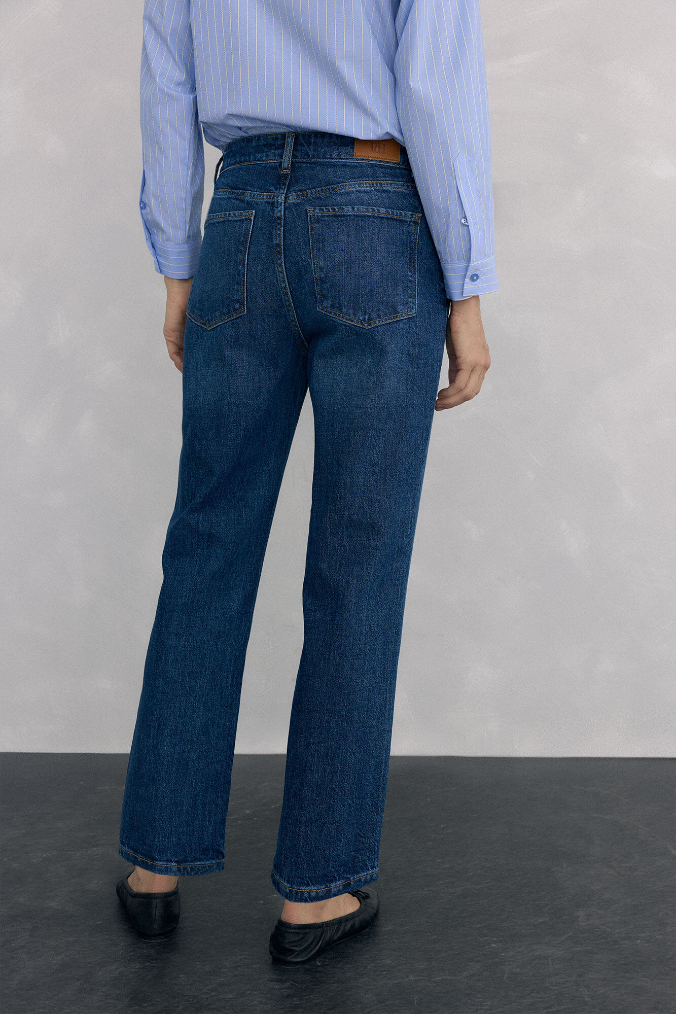 Pedro del Hierro Jeans straight basic Blue