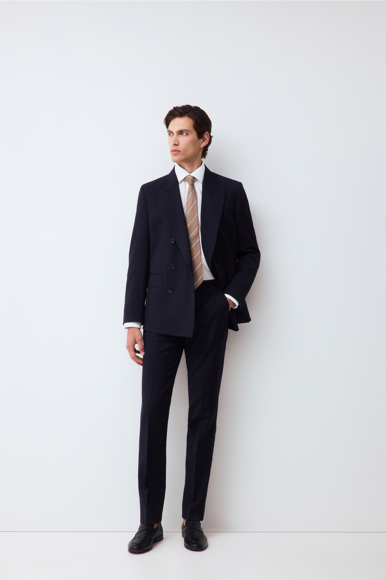 Pedro del Hierro Camisa de vestir com estrutura non iron + antimanchas Branco