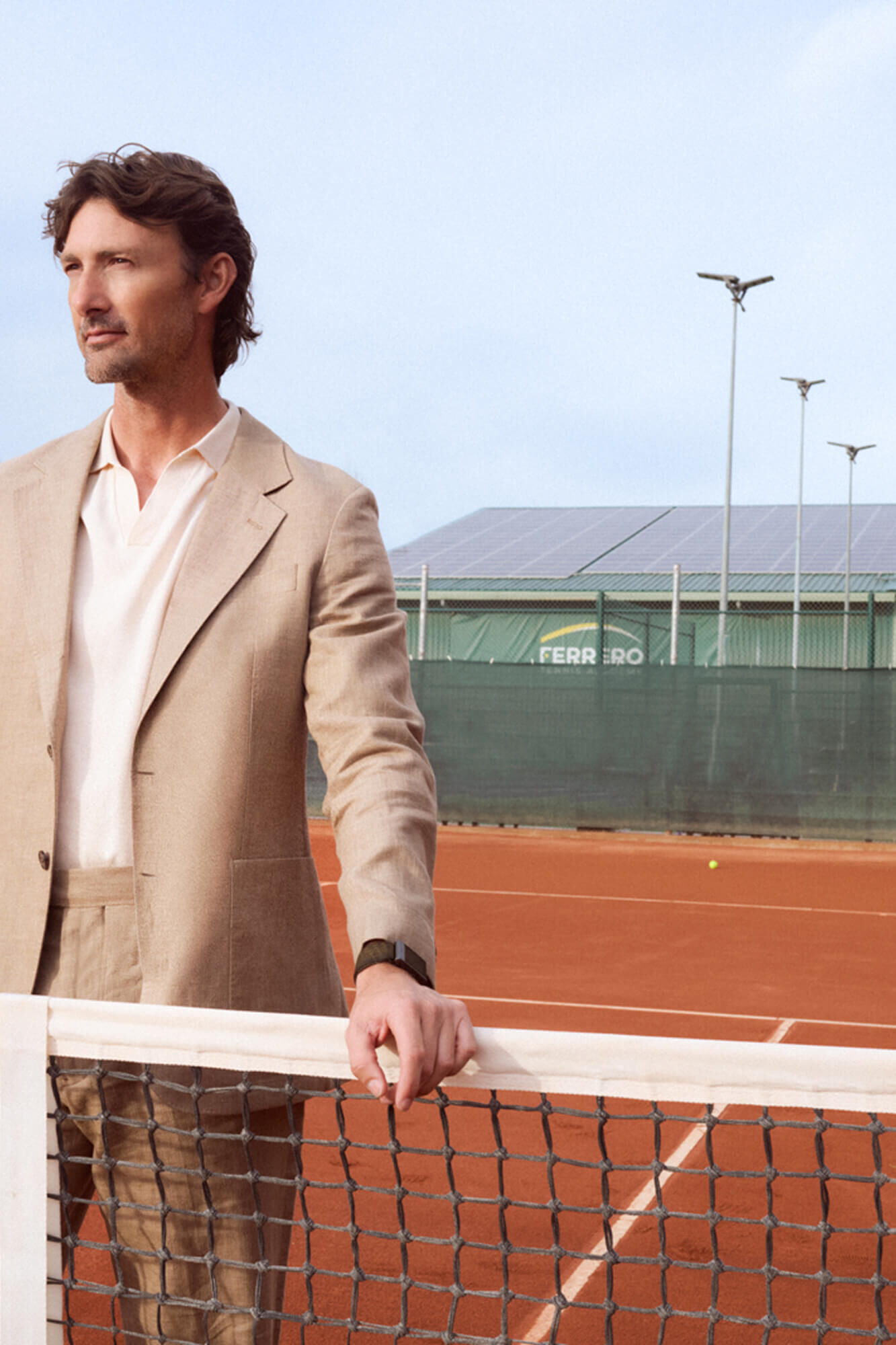 Pedro del Hierro Americana coordinada mezcla lino