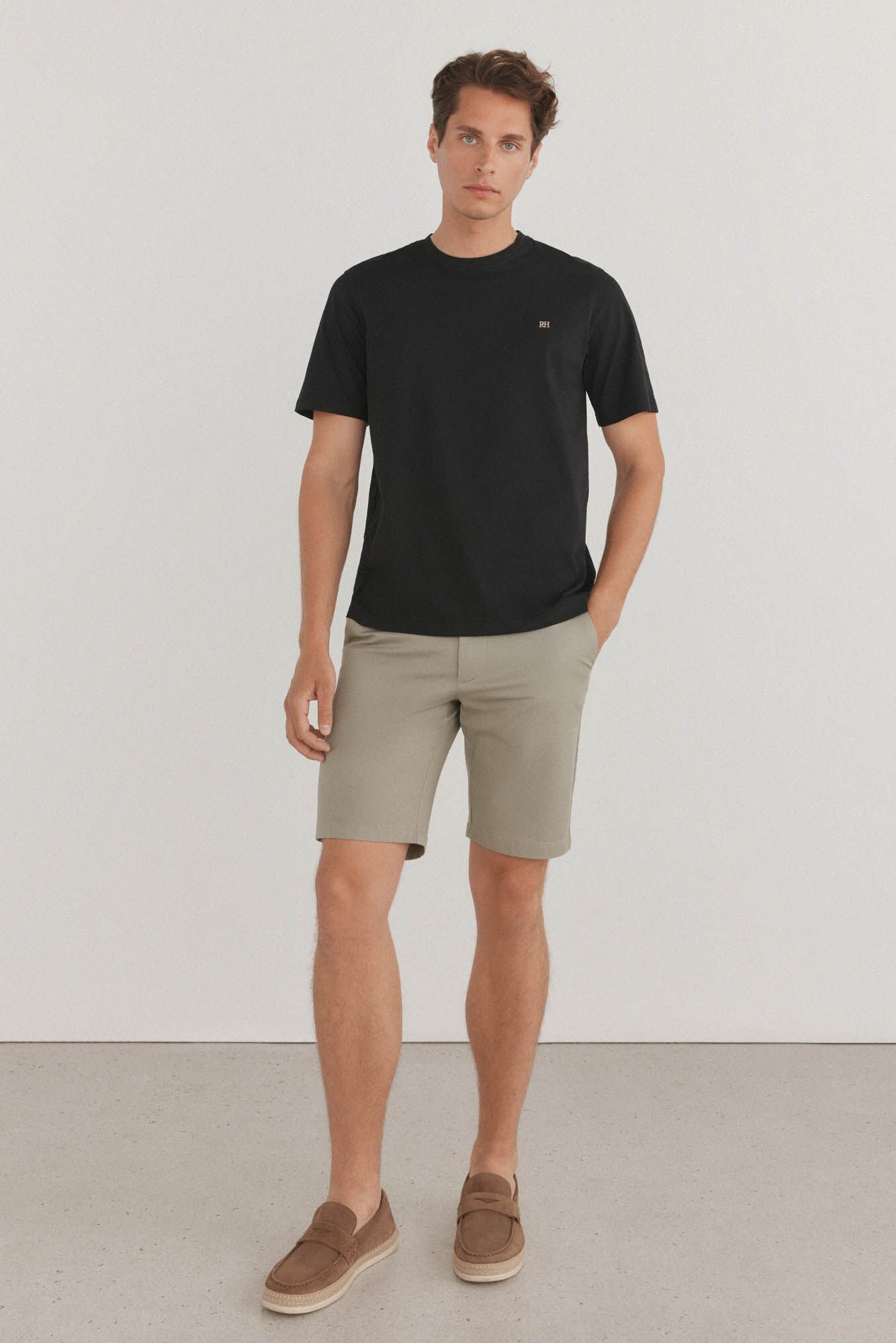 Pedro del Hierro Camiseta b&aacute;sica Negro