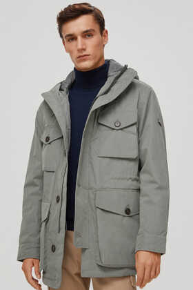 Pedro del Hierro Parka with four pockets Green