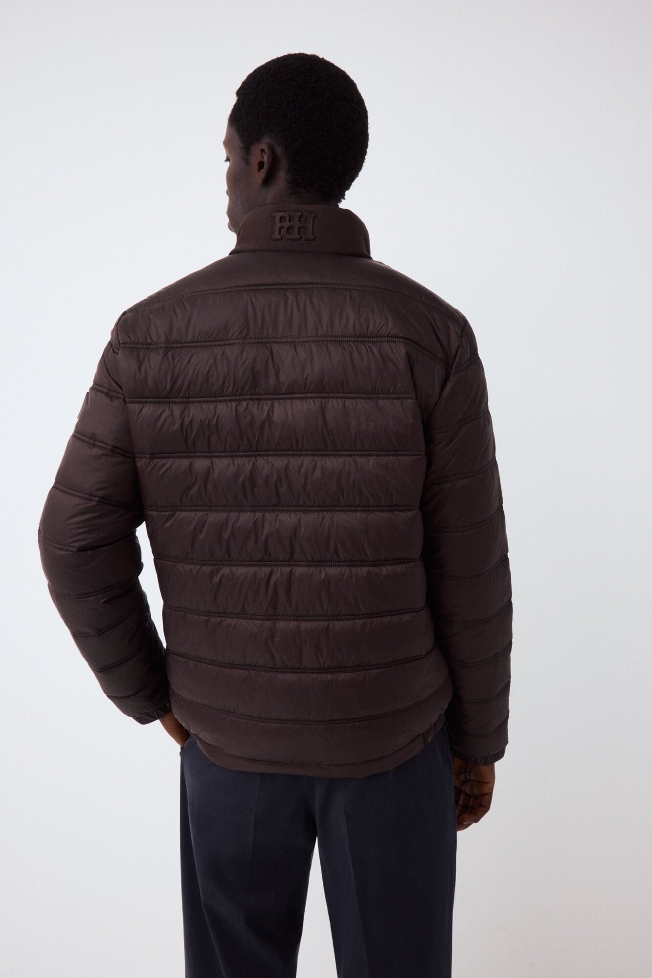 Pedro del Hierro Ultralight puffer jacket Brown