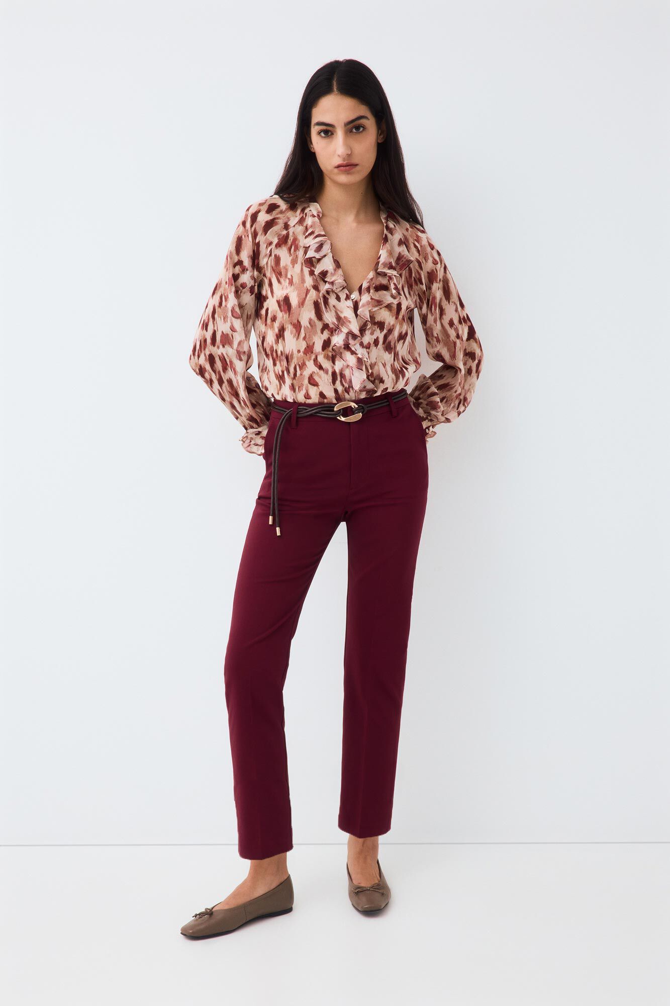 Pedro del Hierro Classic straight trousers